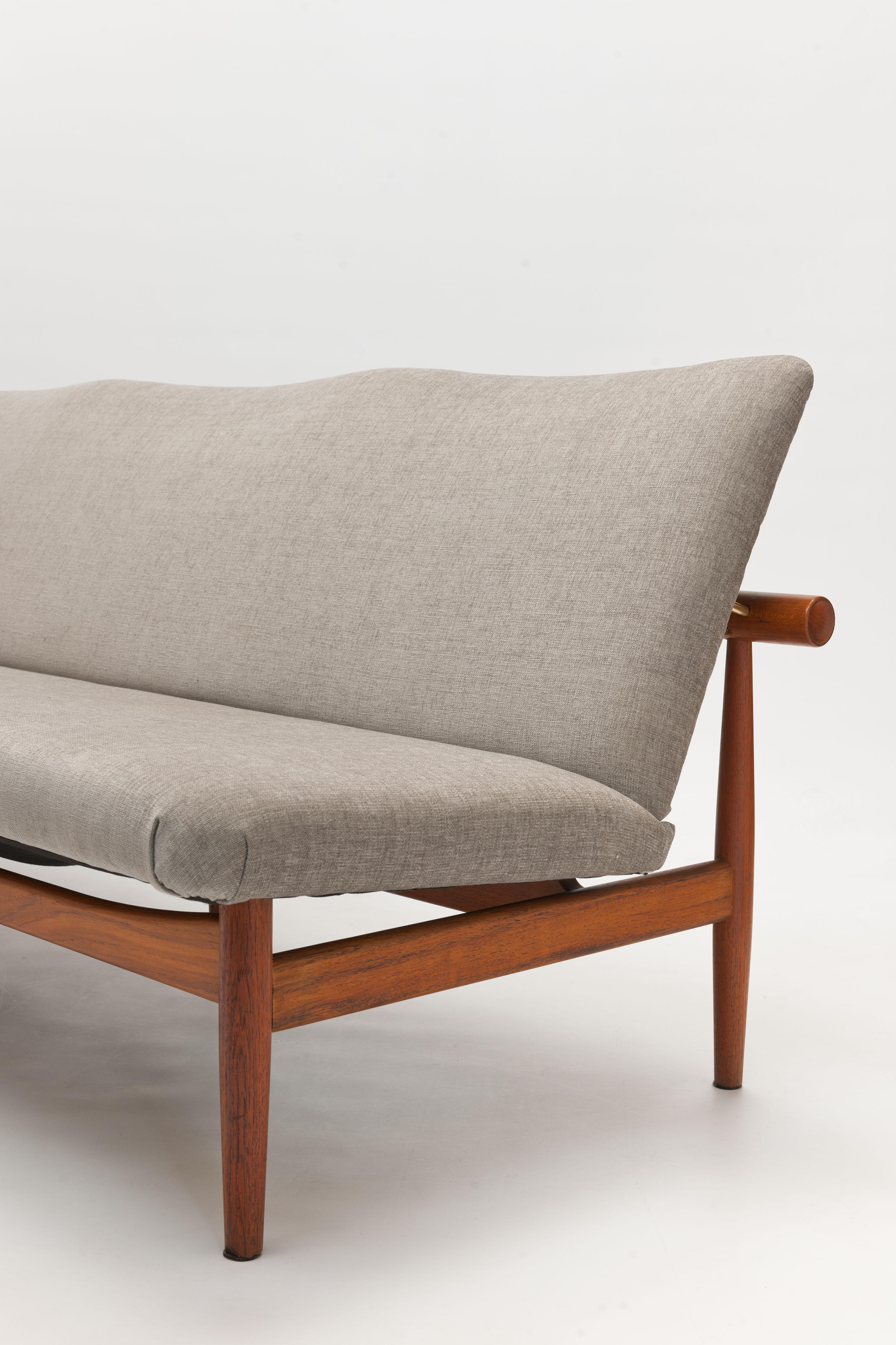 Danish Finn Juhl 'Japan' Three-Seat Sofa by France & Son, Denmark