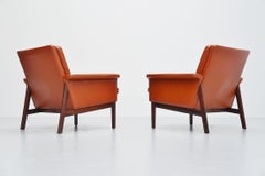 Finn Juhl Jupiter Lounge Chairs France and Son Denmark, 1965