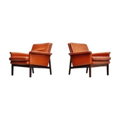 Finn Juhl Jupiter Lounge Chairs France and Son Denmark, 1965