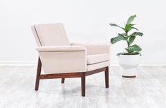 Finn Juhl "Jupiter" Rosewood Lounge Chair for France & Søn