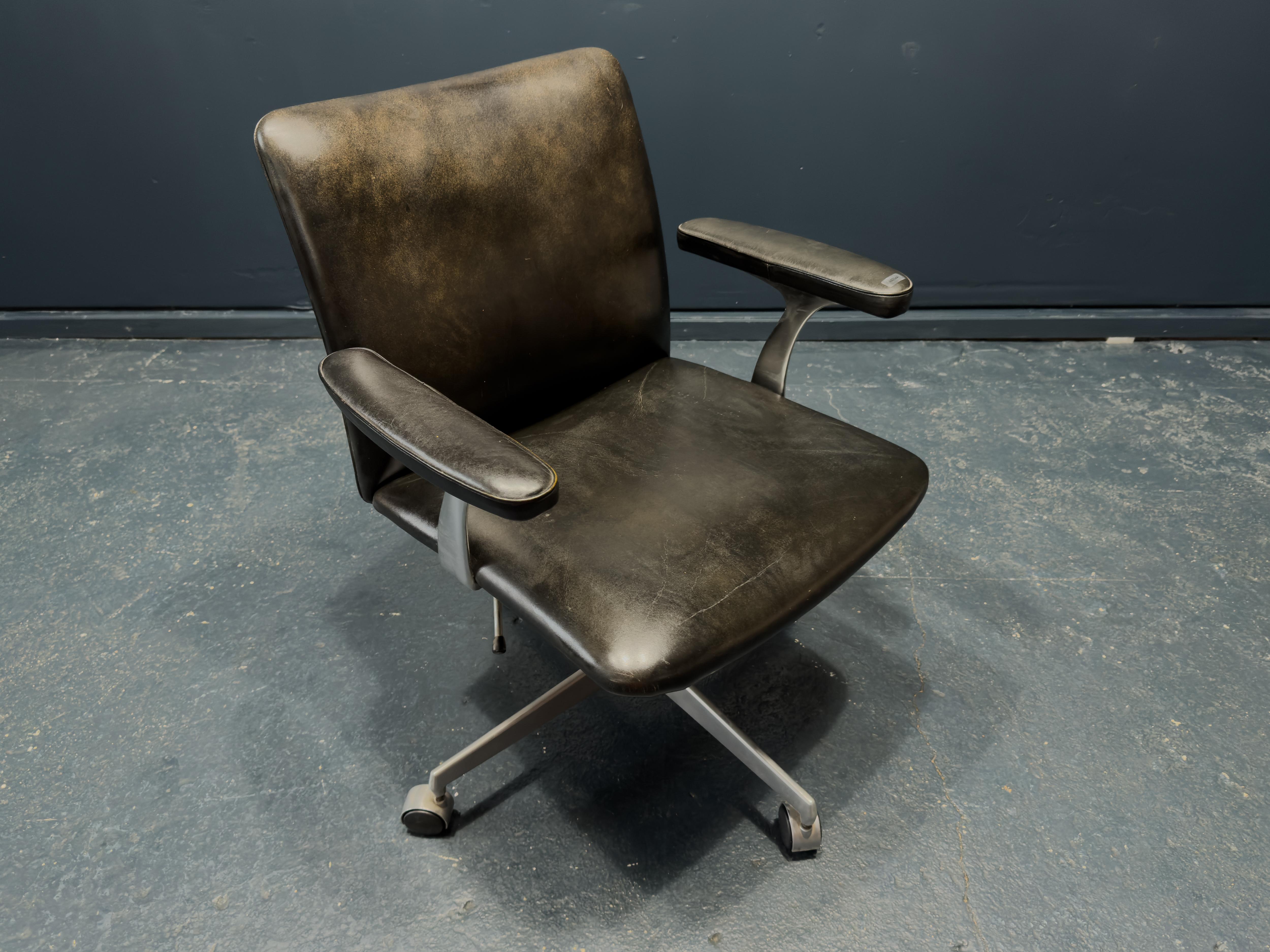 Finn Juhl Leather Desk Chair 3