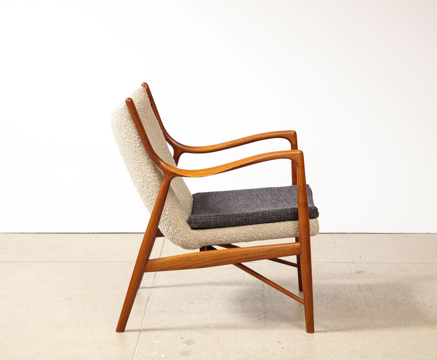 Hand-Crafted Finn Juhl Lounge Chair For Sale