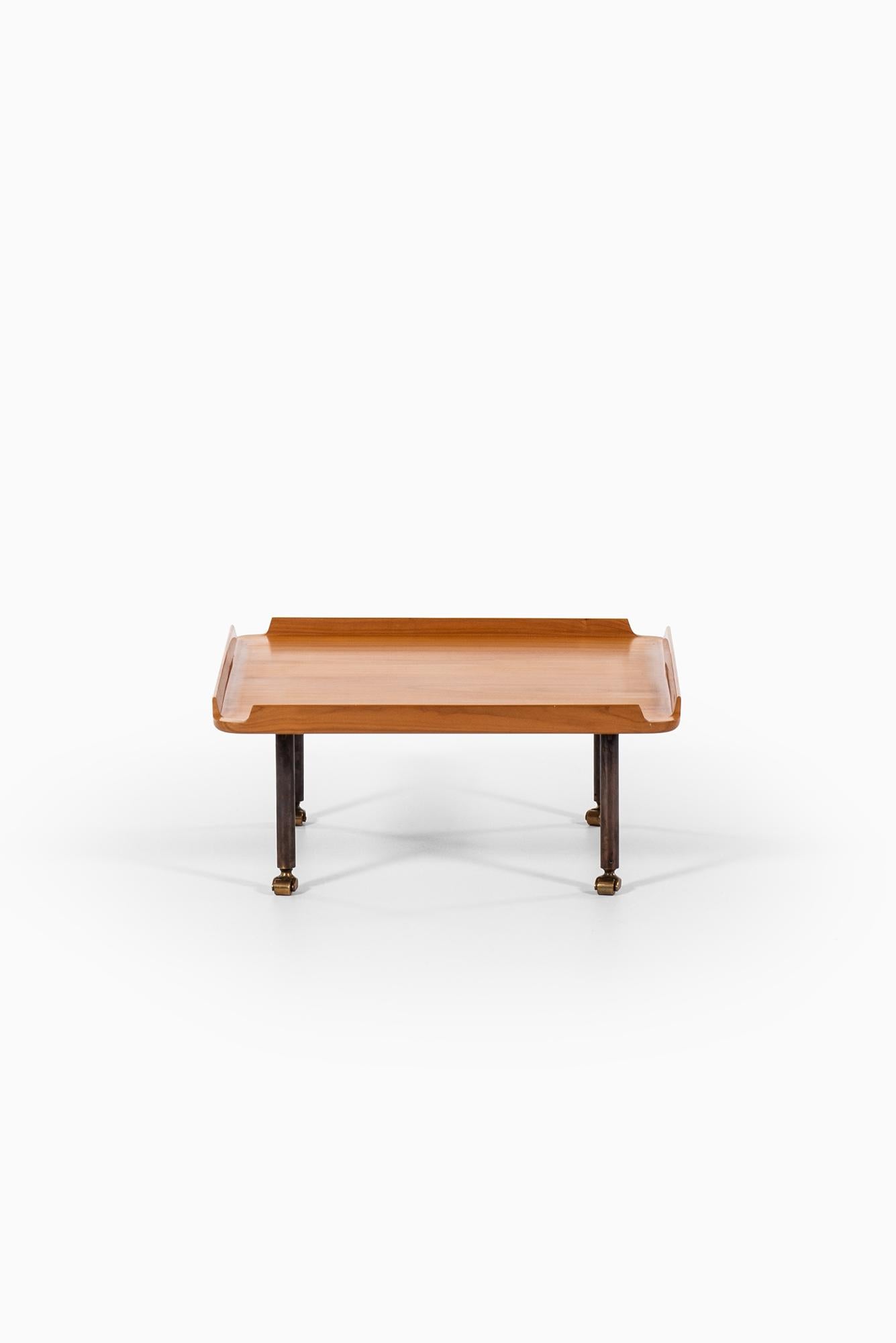 Bronze Finn Juhl low table by cabinetmaker Niels Roth Andersen in Denmark For Sale