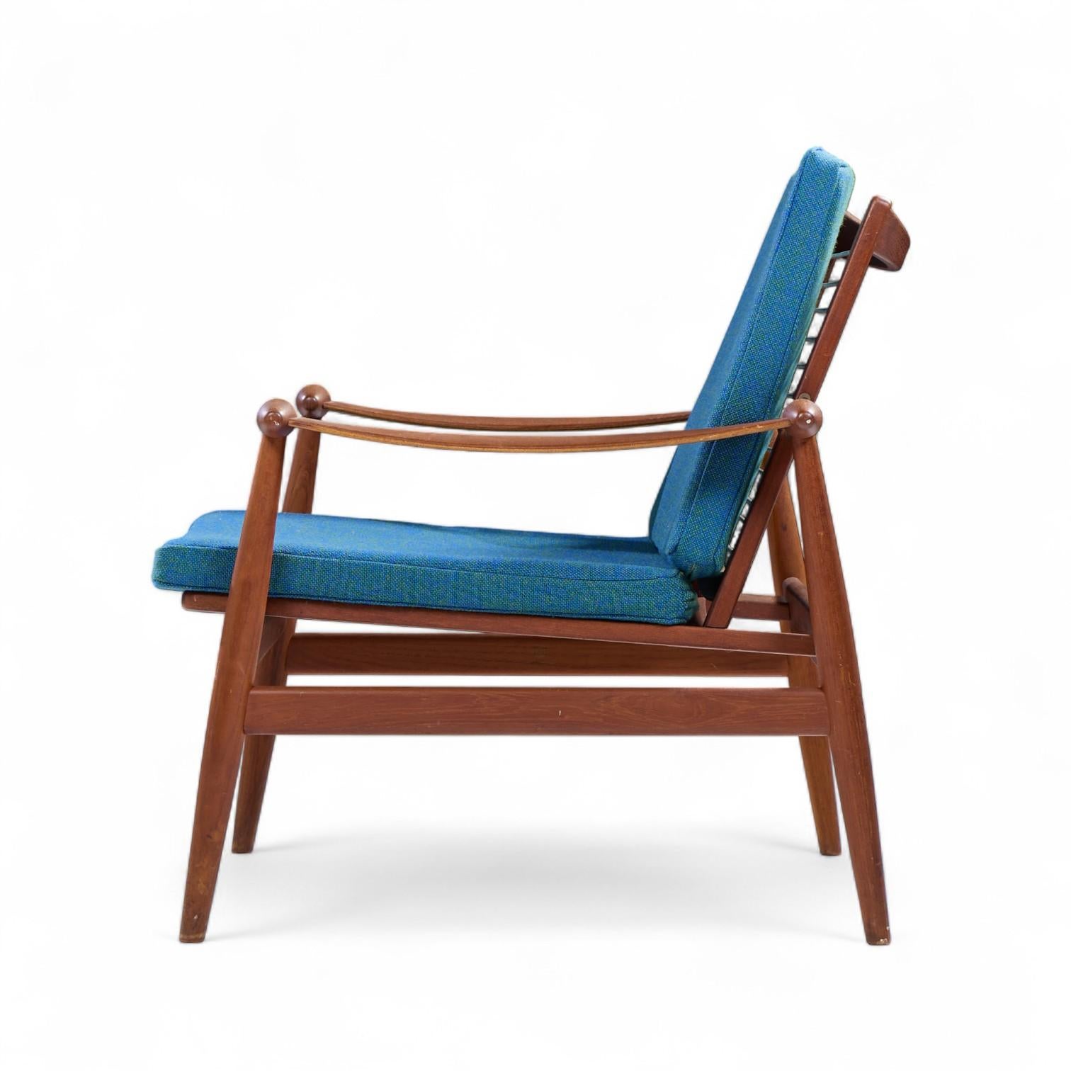 Tappezzeria Finn Juhls - Sedie da salotto in teak danese di metà secolo - Coppia in vendita