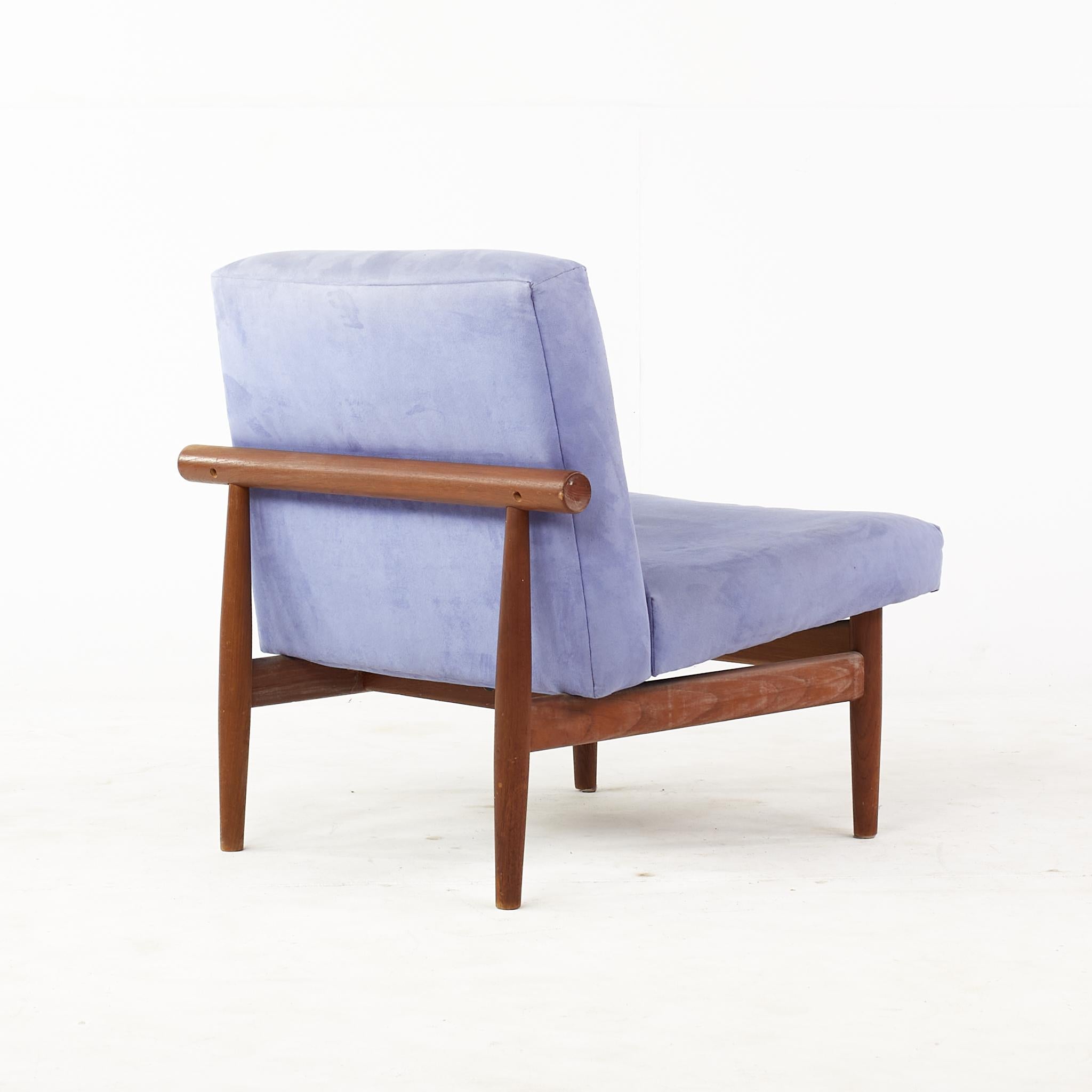 Late 20th Century Finn Juhl Mid Century Japanese Lounge Chair For Sale