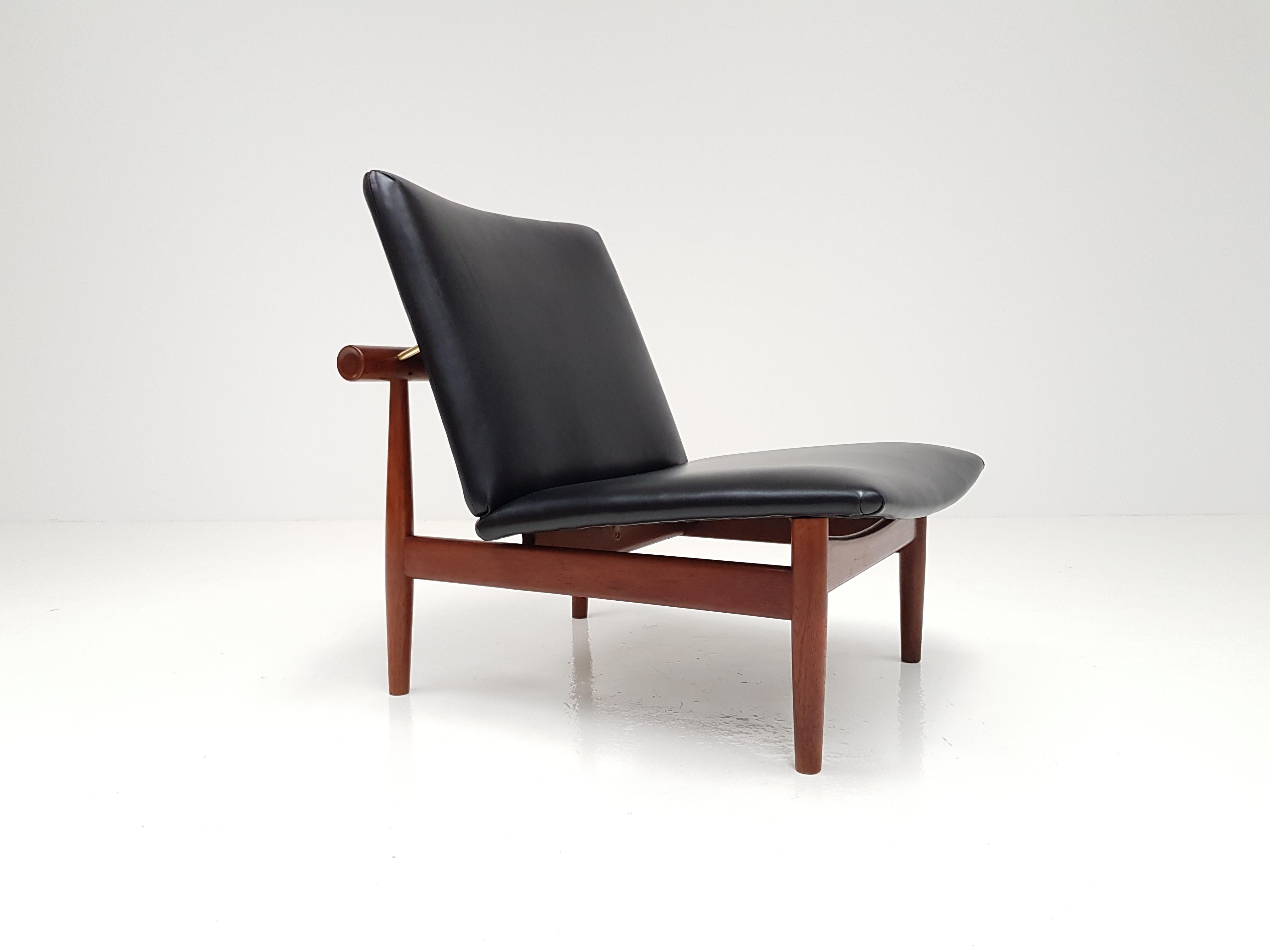 Teak Finn Juhl Model 137 Lounge Chair for France and Son, Denmark, 1950s