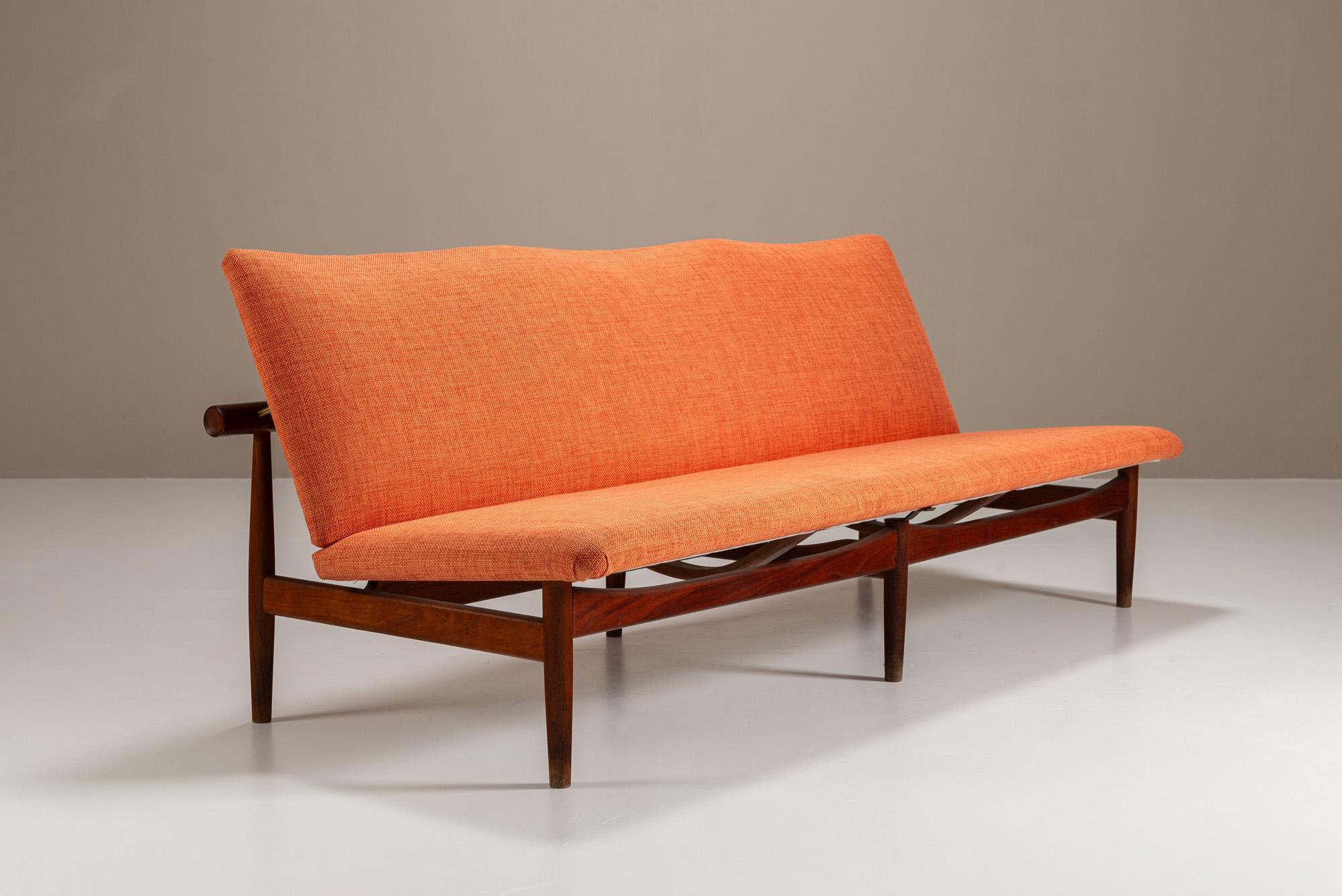Sofá Finn Juhl Modelo 137 para France & Søn, Dinamarca Años 50 Escandinavo moderno en venta