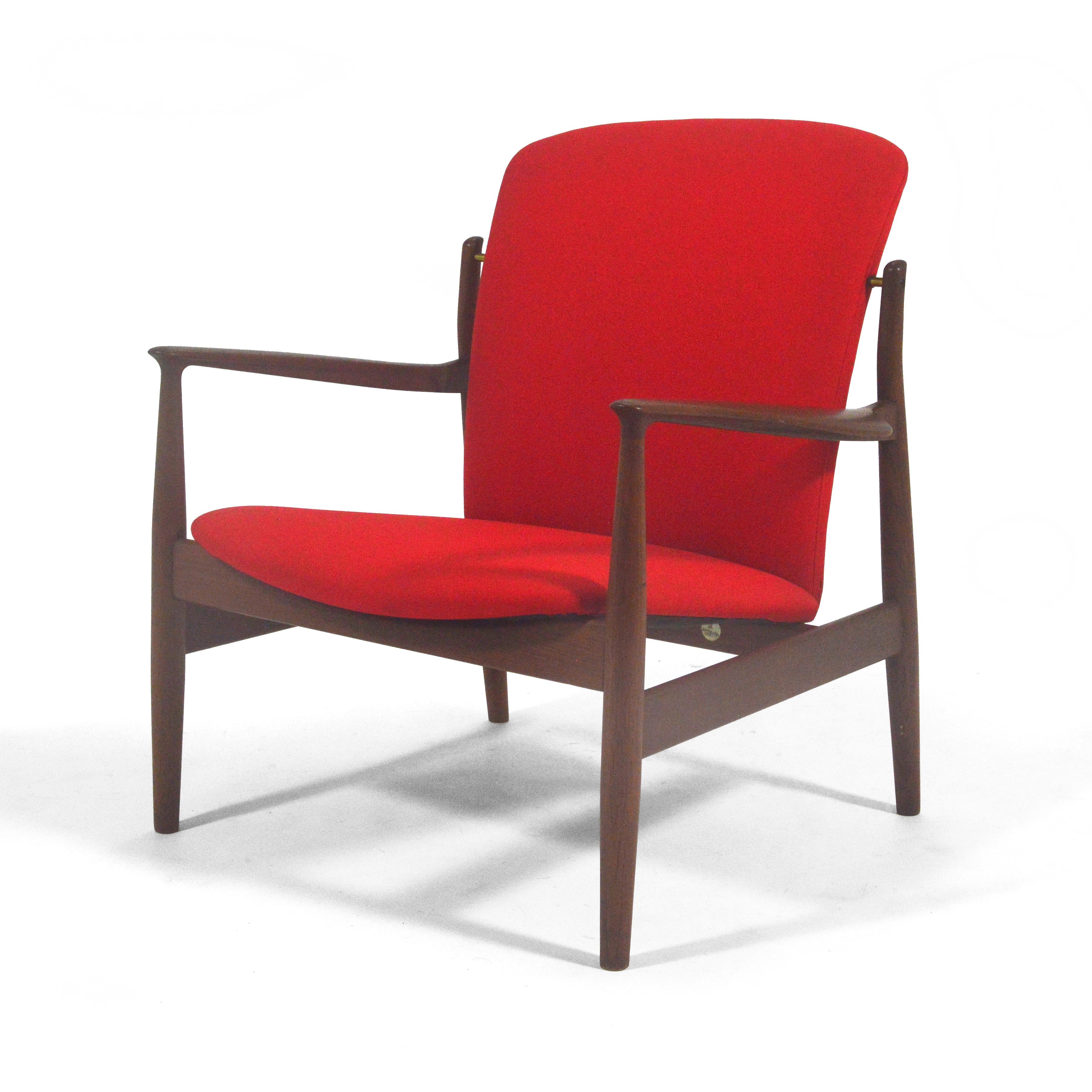 Danois Fauteuil de salon Finn Juhl modèle 141 en vente