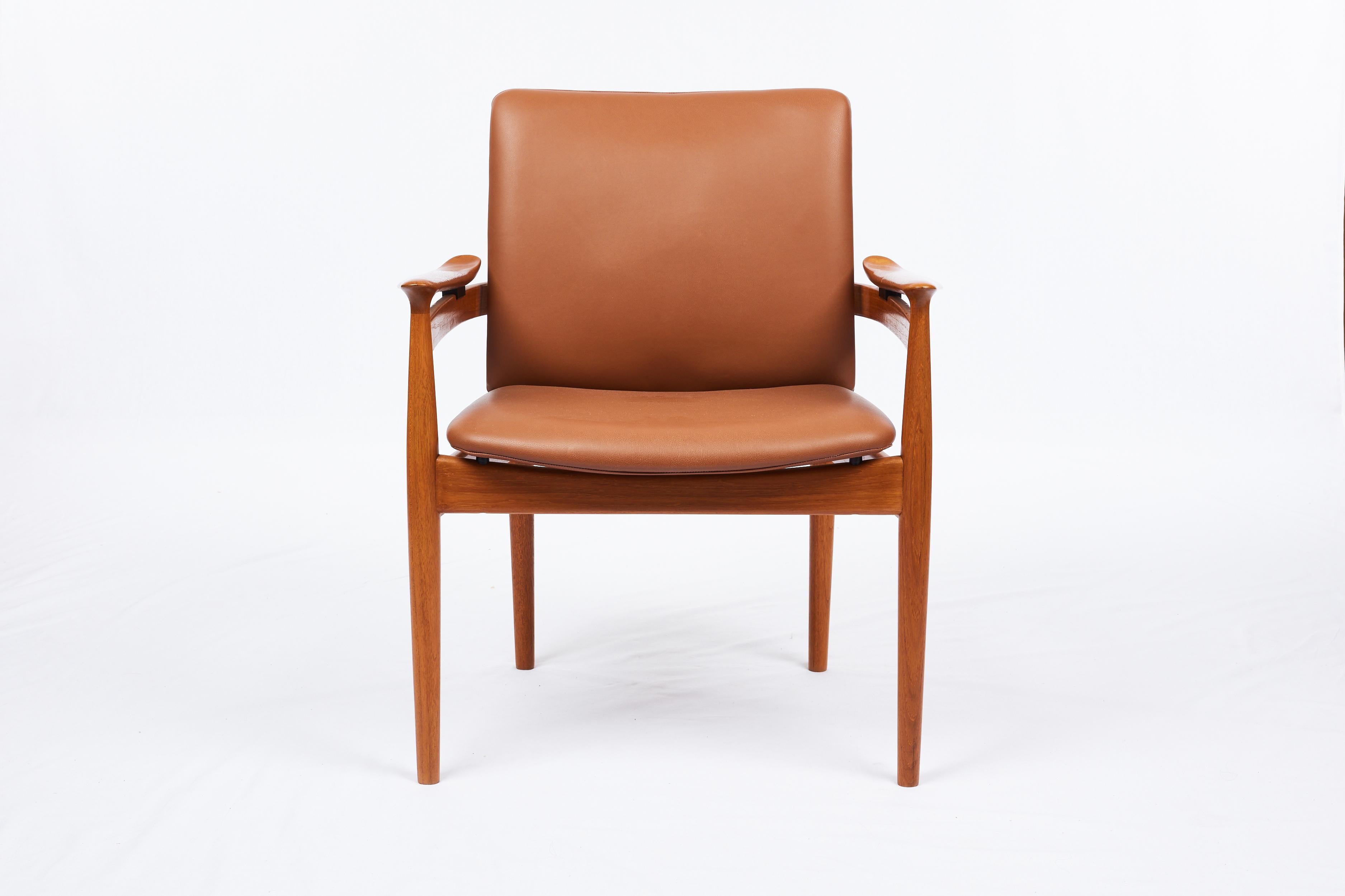Finn Juhl Model 192 armchair. Designed in 1959. Produced by France and Daverkosen.
