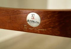 Finn Juhl Model 209 Diplomat Chair in Teak and Black Vinyl by France & Son