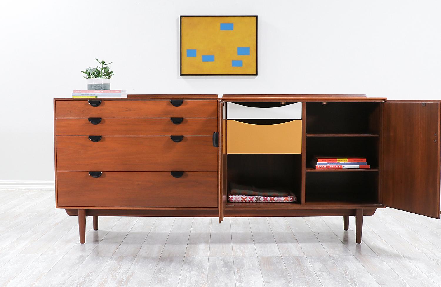 Mid-Century Modern Finn Juhl Model 23-22 Teak Credenza for Baker Furniture