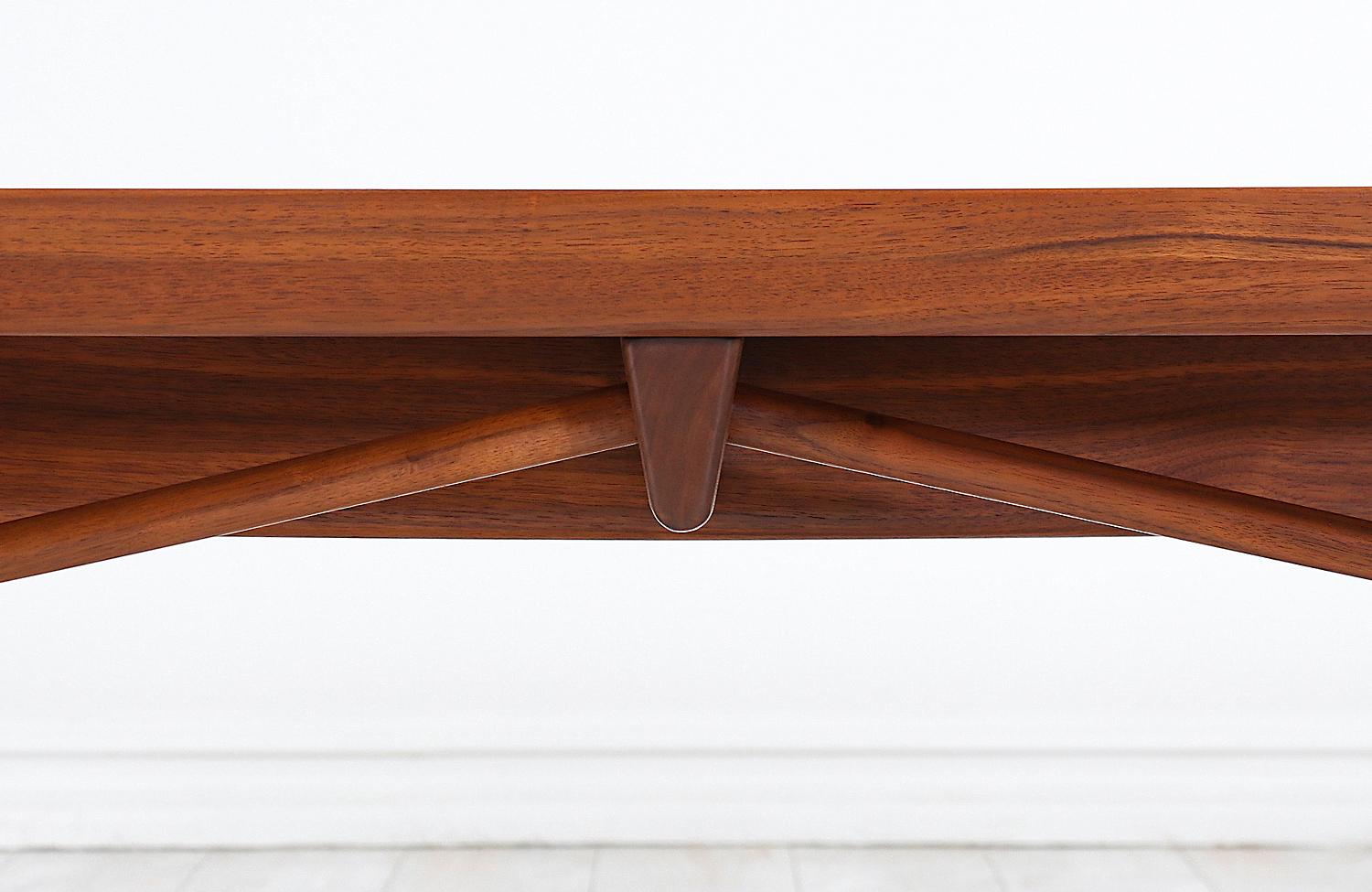Finn Juhl Model 406 Coffee Table / Bench for Baker Furniture 5