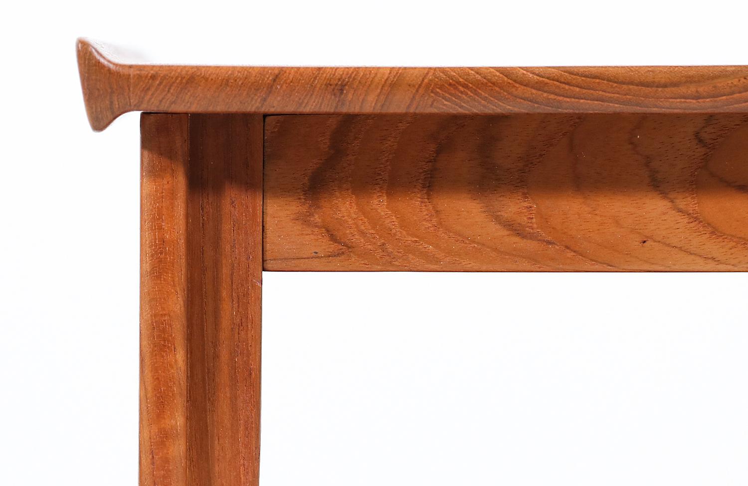 Finn Juhl Model-535 Teak Side Tables for France & Søn In Excellent Condition In Los Angeles, CA