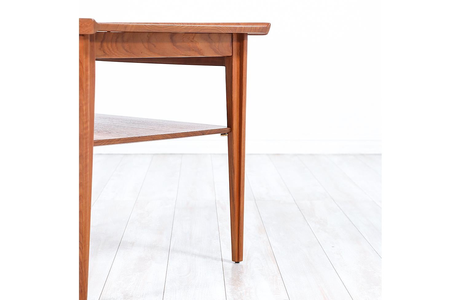 Wood Finn Juhl Model-535 Teak Side Tables for France & Søn