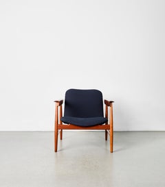 Finn Juhl Model BO-118 Teak Lounge Chair for Bovirke
