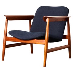 Finn Juhl Model BO-118 Teak Lounge Chair for Bovirke
