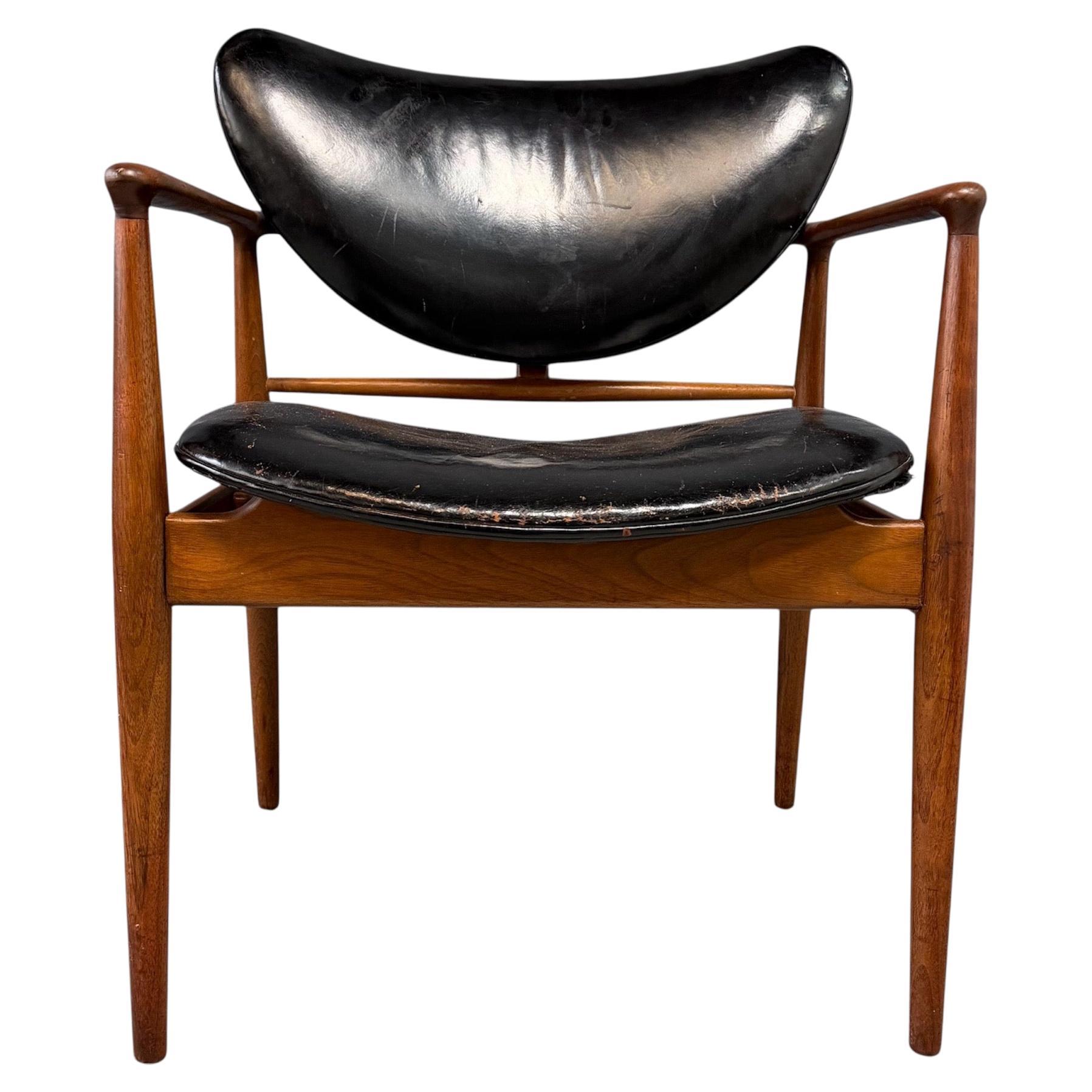Finn Juhl NV 48 Chair for Niels Vodder Mid Century