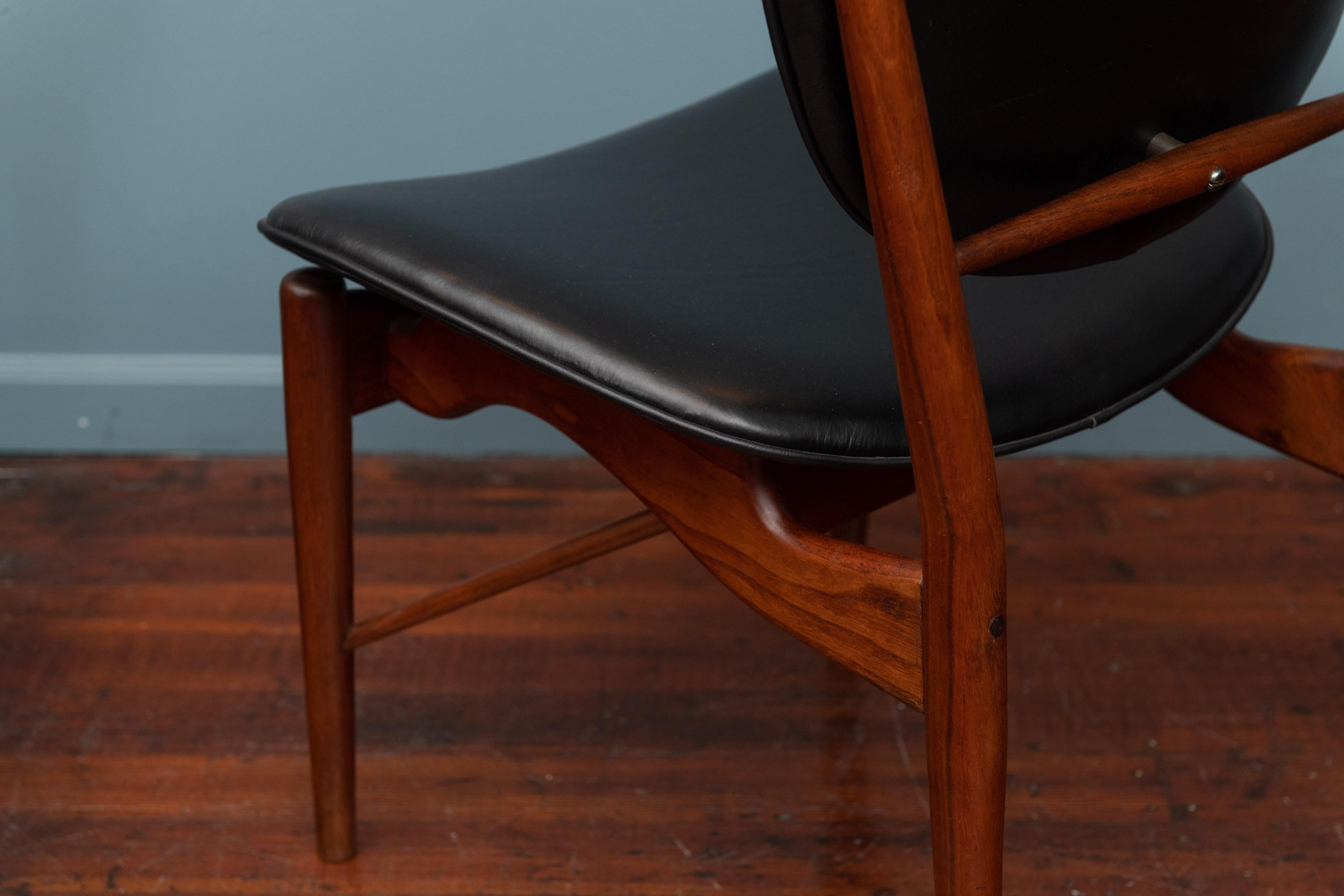 Walnut Finn Juhl NV-51 Dining Chairs for Baker