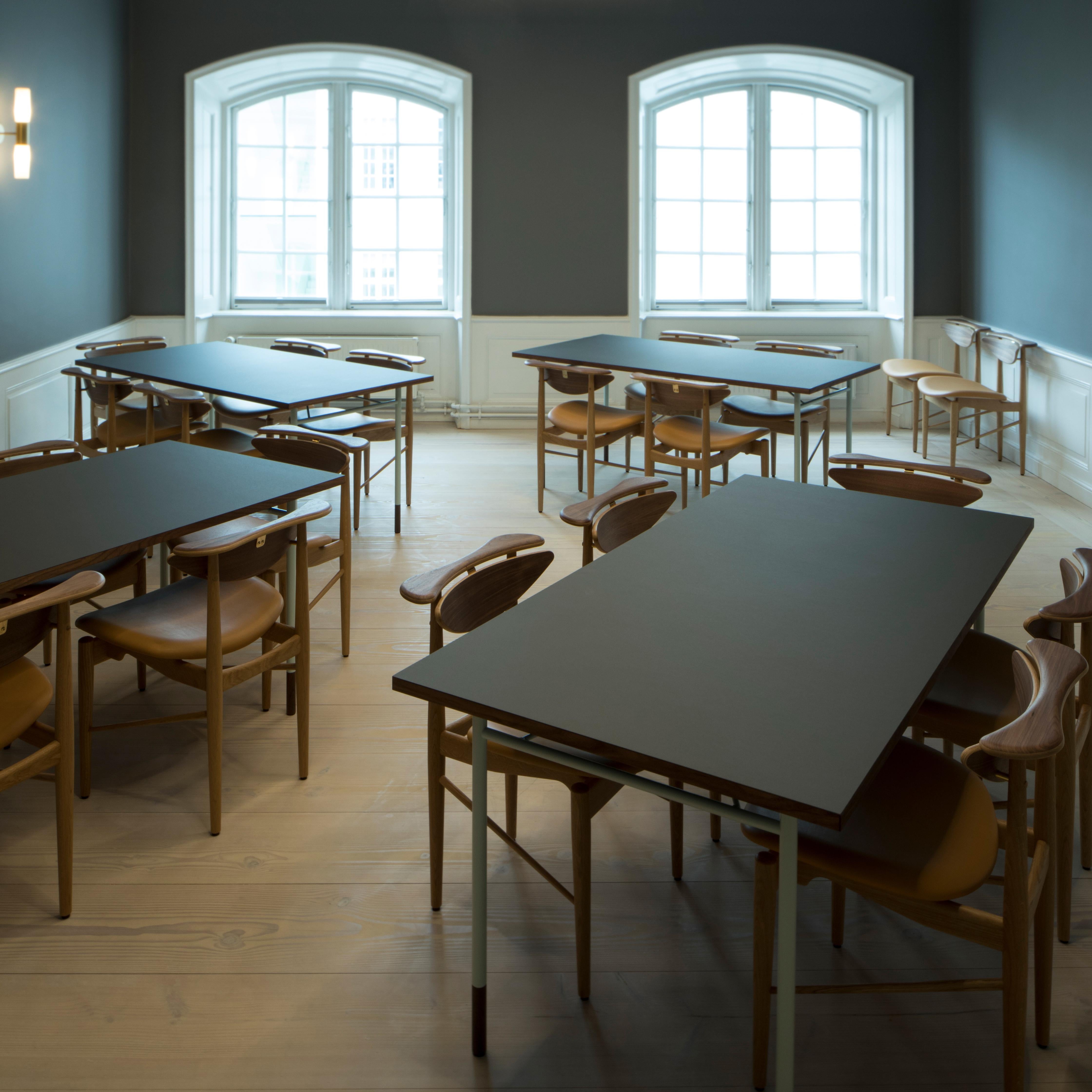 Finn Juhl Nyhavn Desk Walnut Black Lino, 1945 5