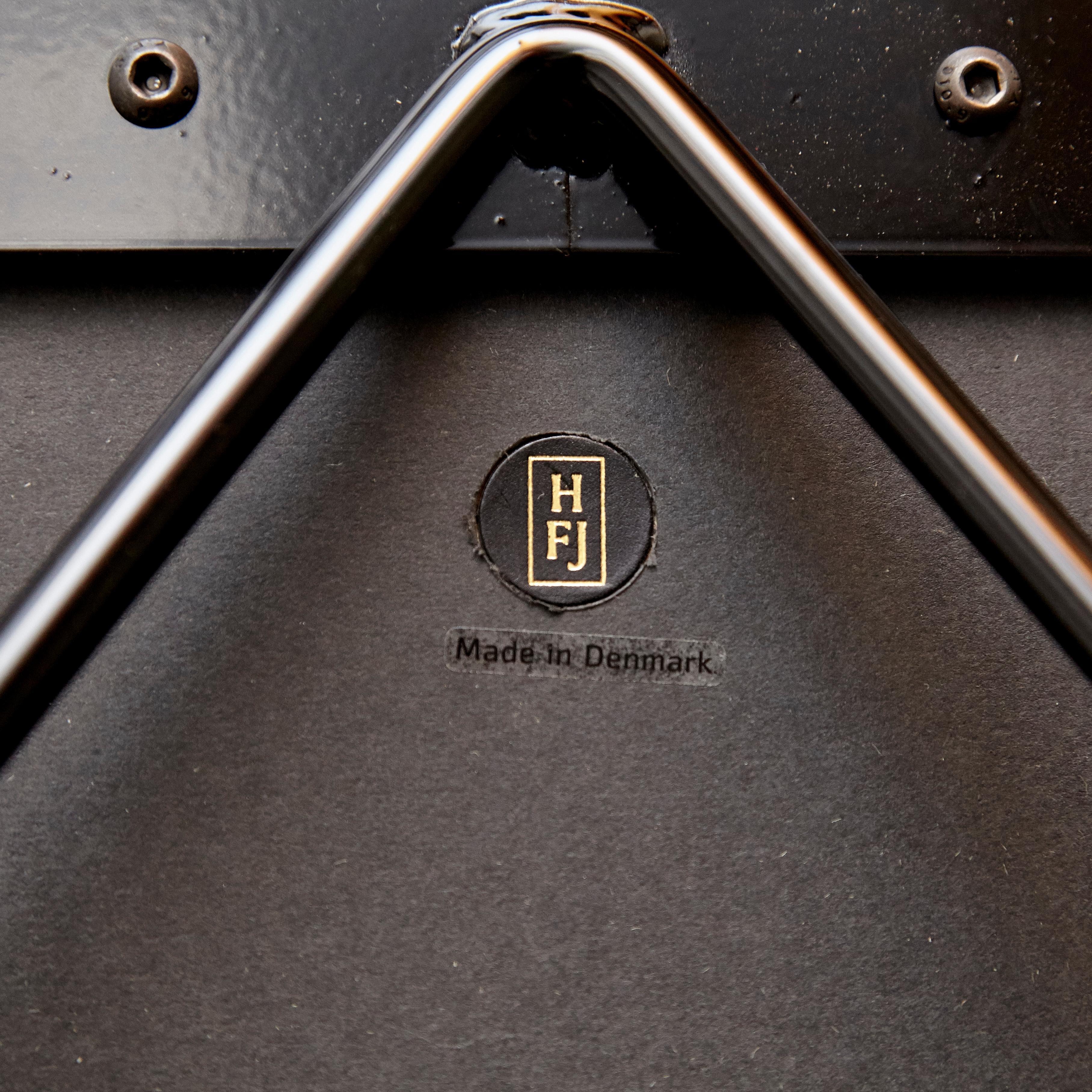 Finn Juhl Nyhavn, Schreibtisch aus schwarzem Linoholz im Angebot 2