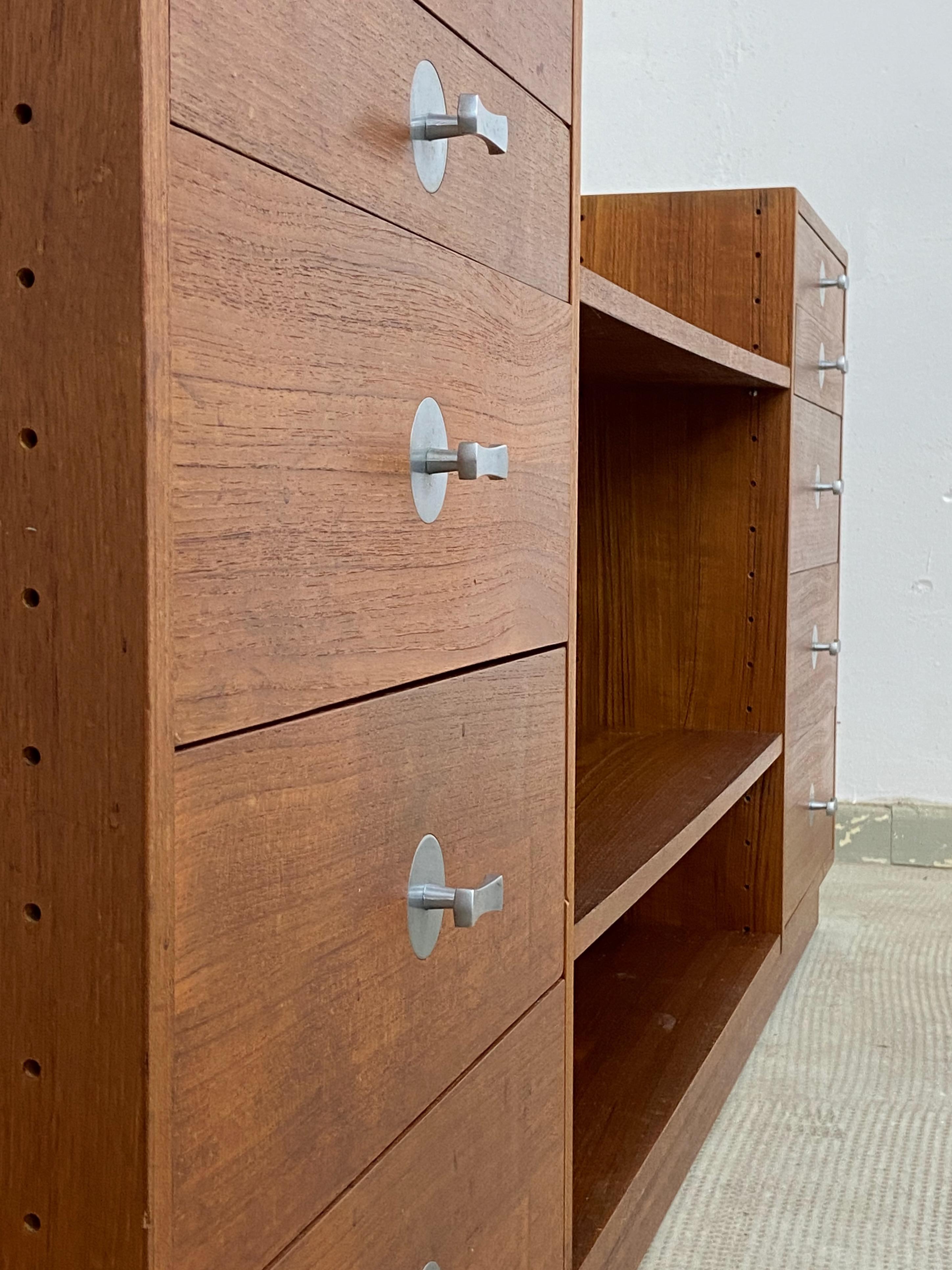 Finn Juhl Office Set 1x Teak Diplomat desk and 1x Teak sideboard by France & Søn 5