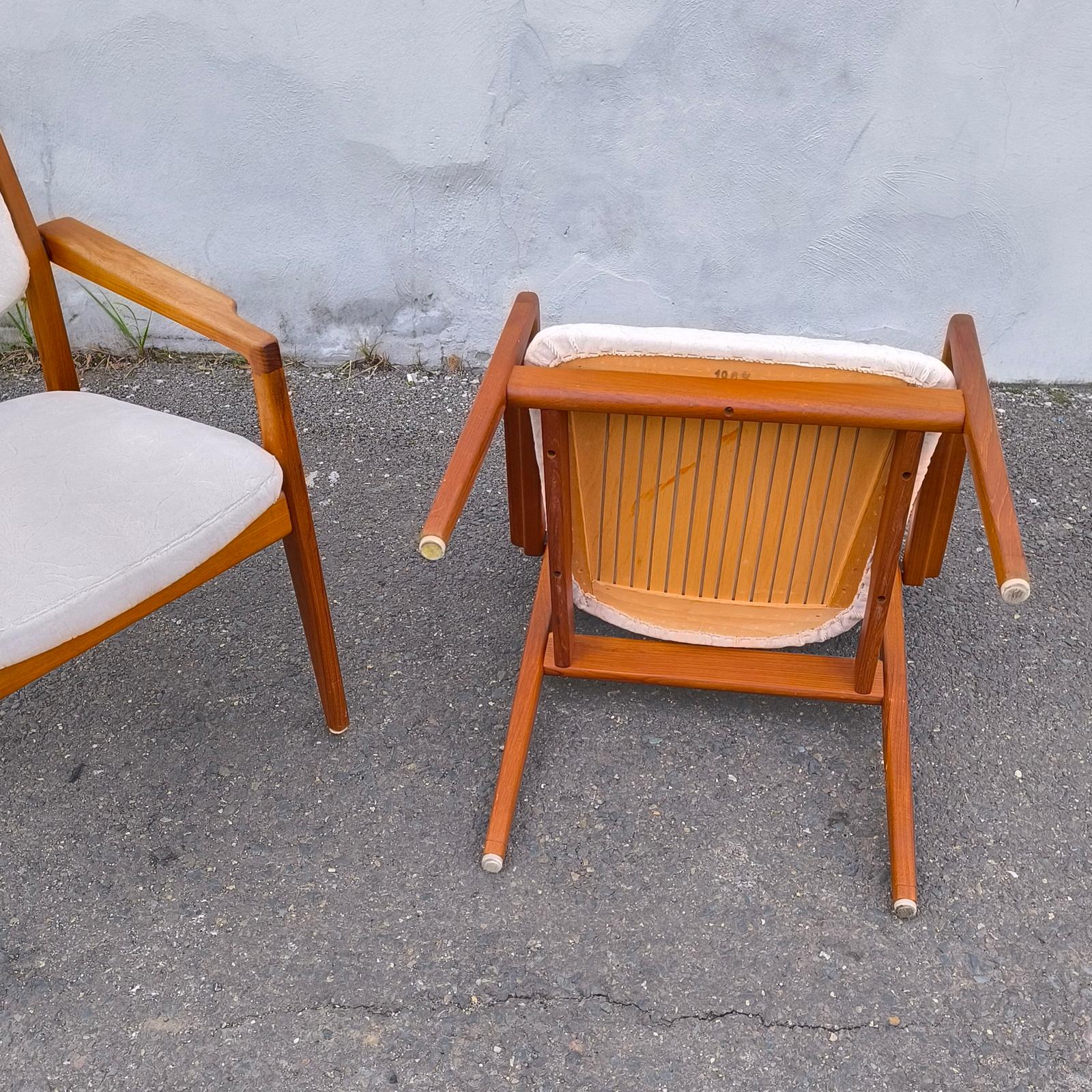 Finn Juhl Paar Sessel 196 Diplomat für France & Søn, 1960er Jahre im Angebot 5