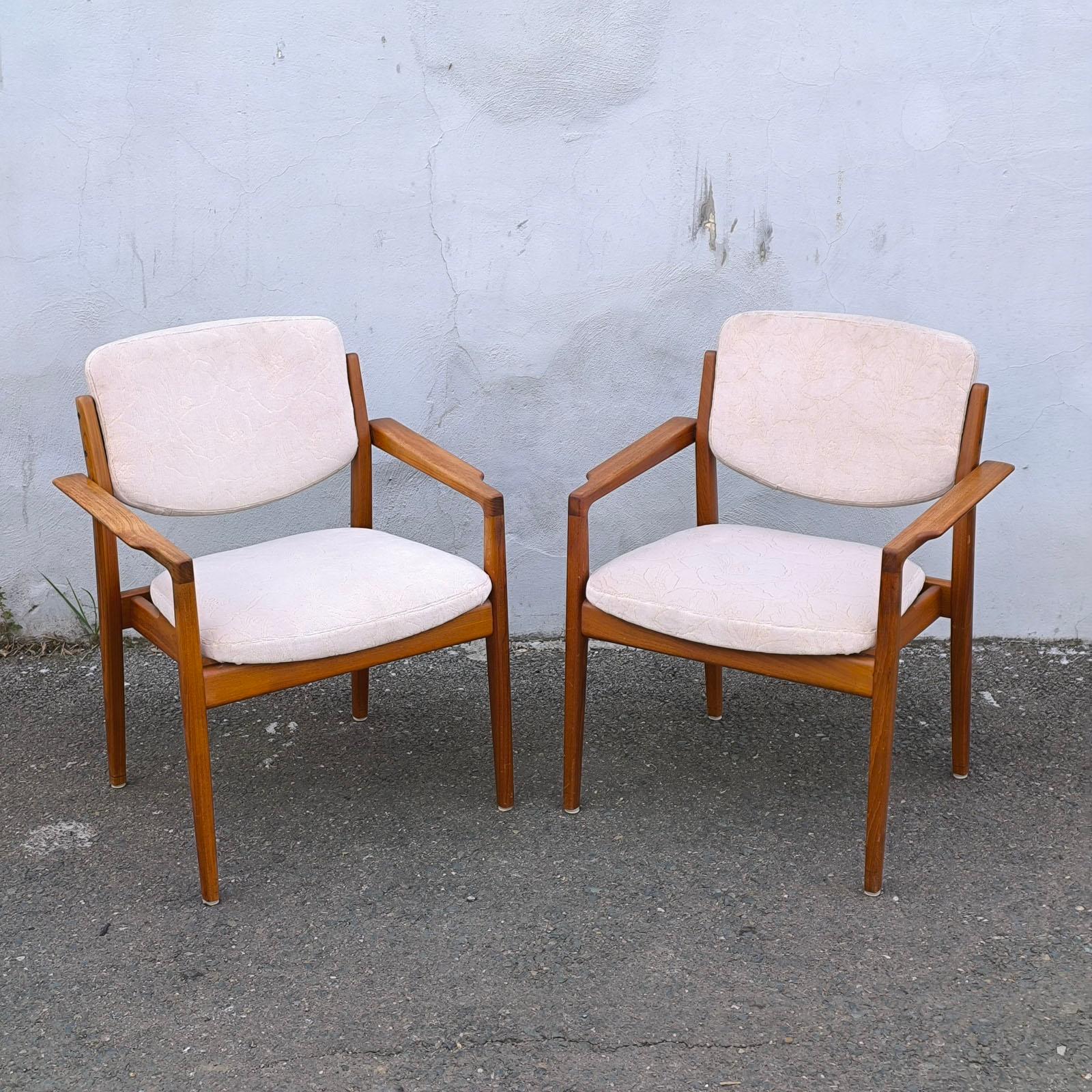 Finn Juhl Paar Sessel 196 Diplomat für France & Søn, 1960er Jahre (Dänisch) im Angebot
