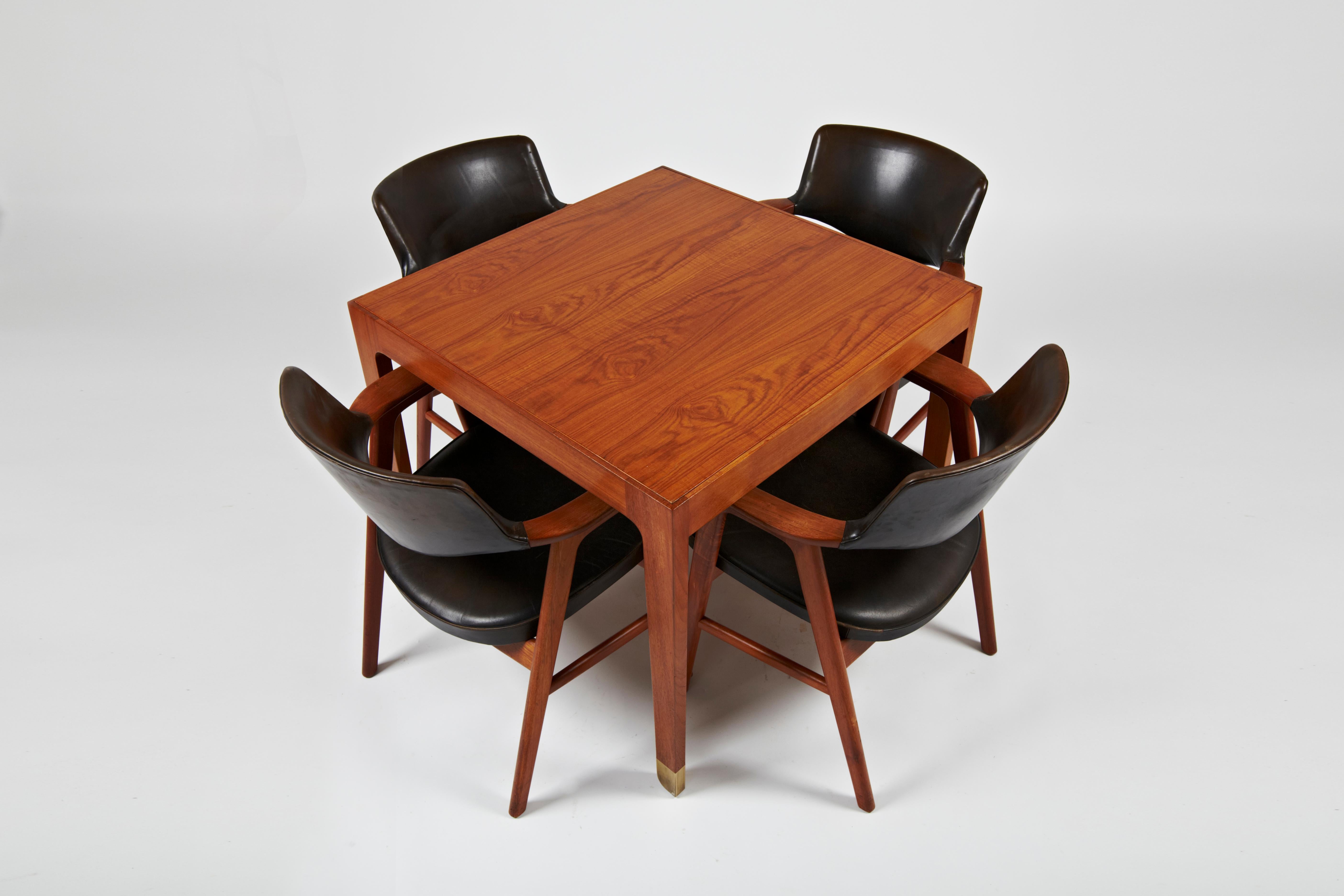 Mid-20th Century Finn Juhl: Pair of exhibition tables made 1947 - for dining or cards For Sale