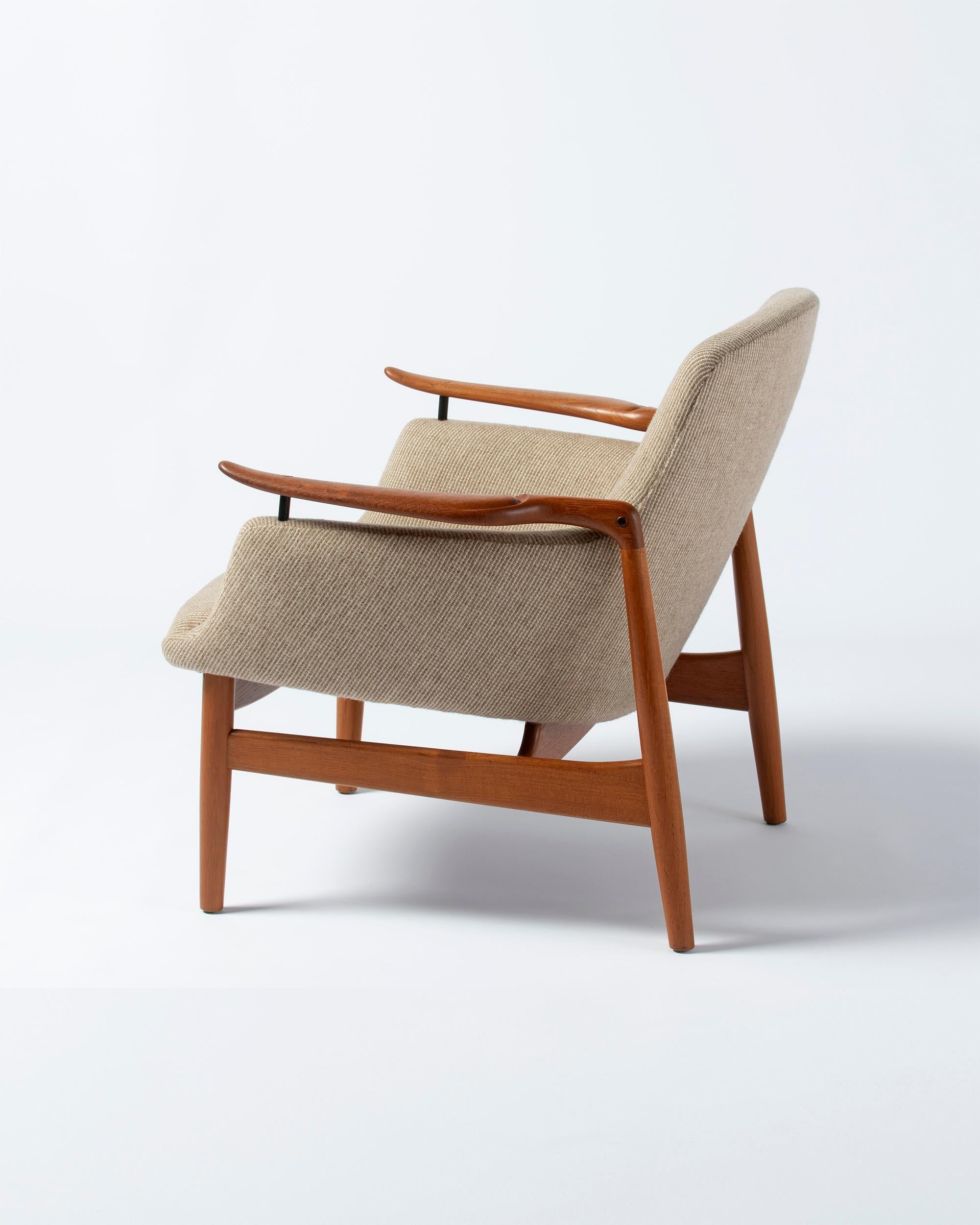 Paire de chaises NV-53 originales de Finn Juhl, c1950s Excellent état - En vente à London, England