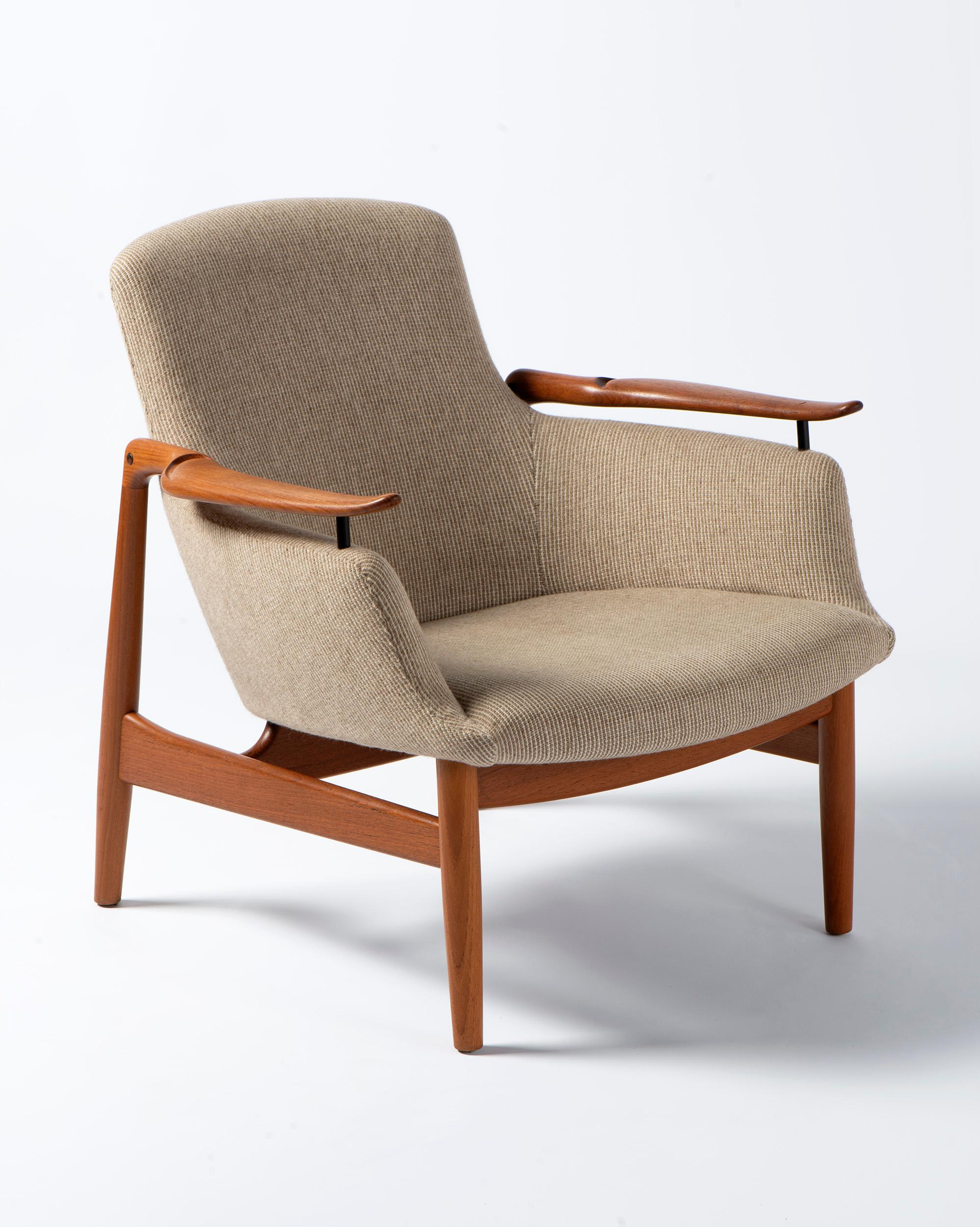 Paire de chaises NV-53 originales de Finn Juhl, c1950s en vente 2