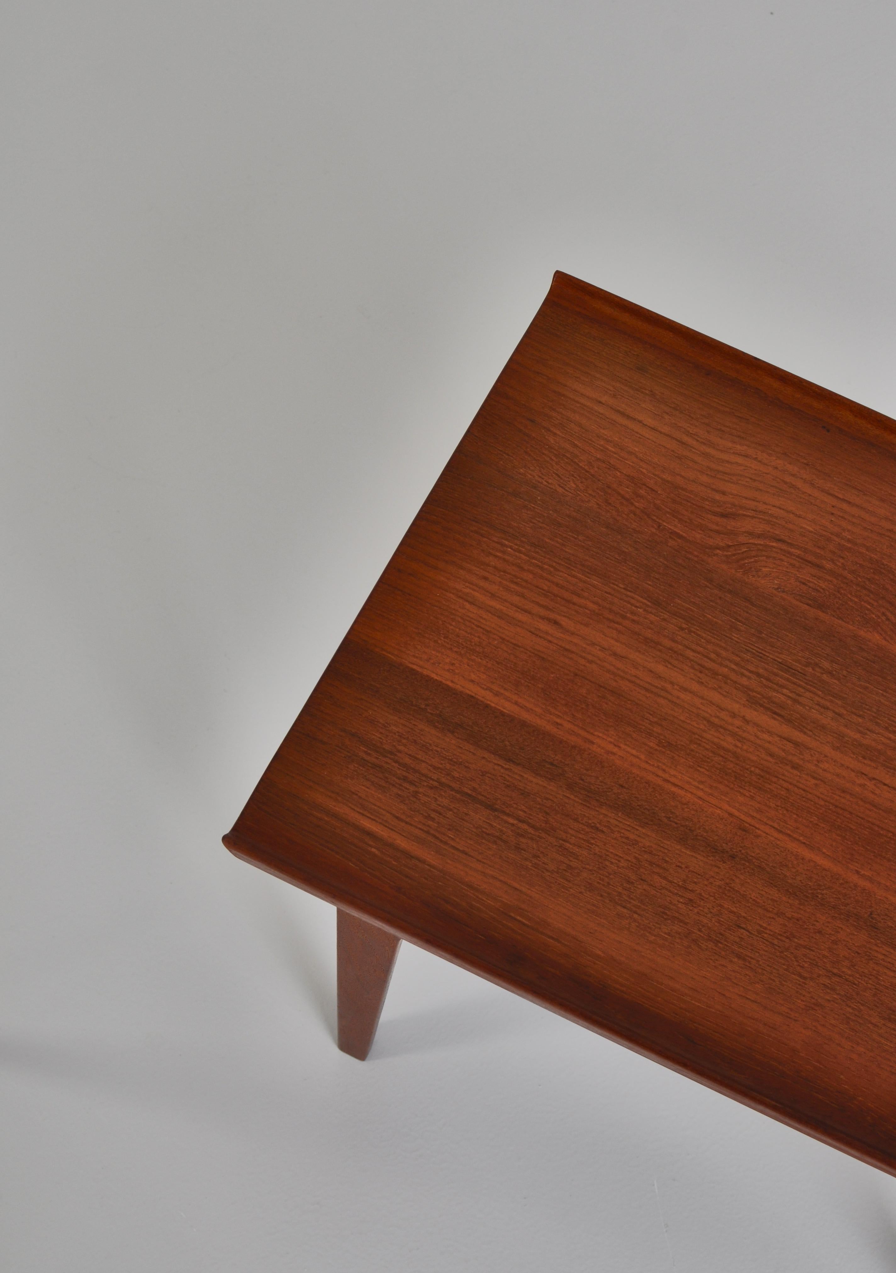 Finn Juhl Pair of Side Tables in Solid Teakwood by France & Son, 1959 5