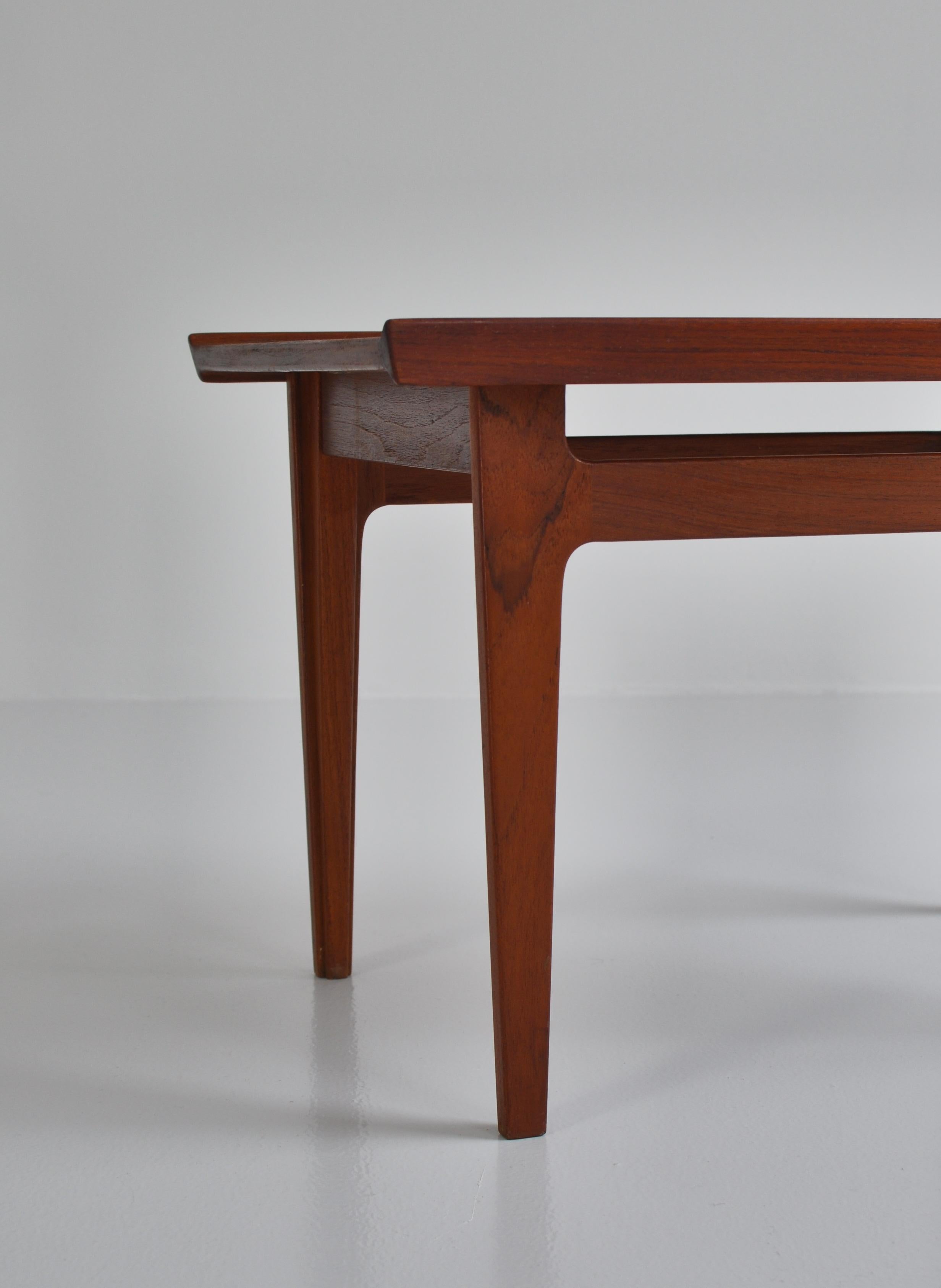 Finn Juhl Pair of Side Tables in Solid Teakwood by France & Son, 1959 8