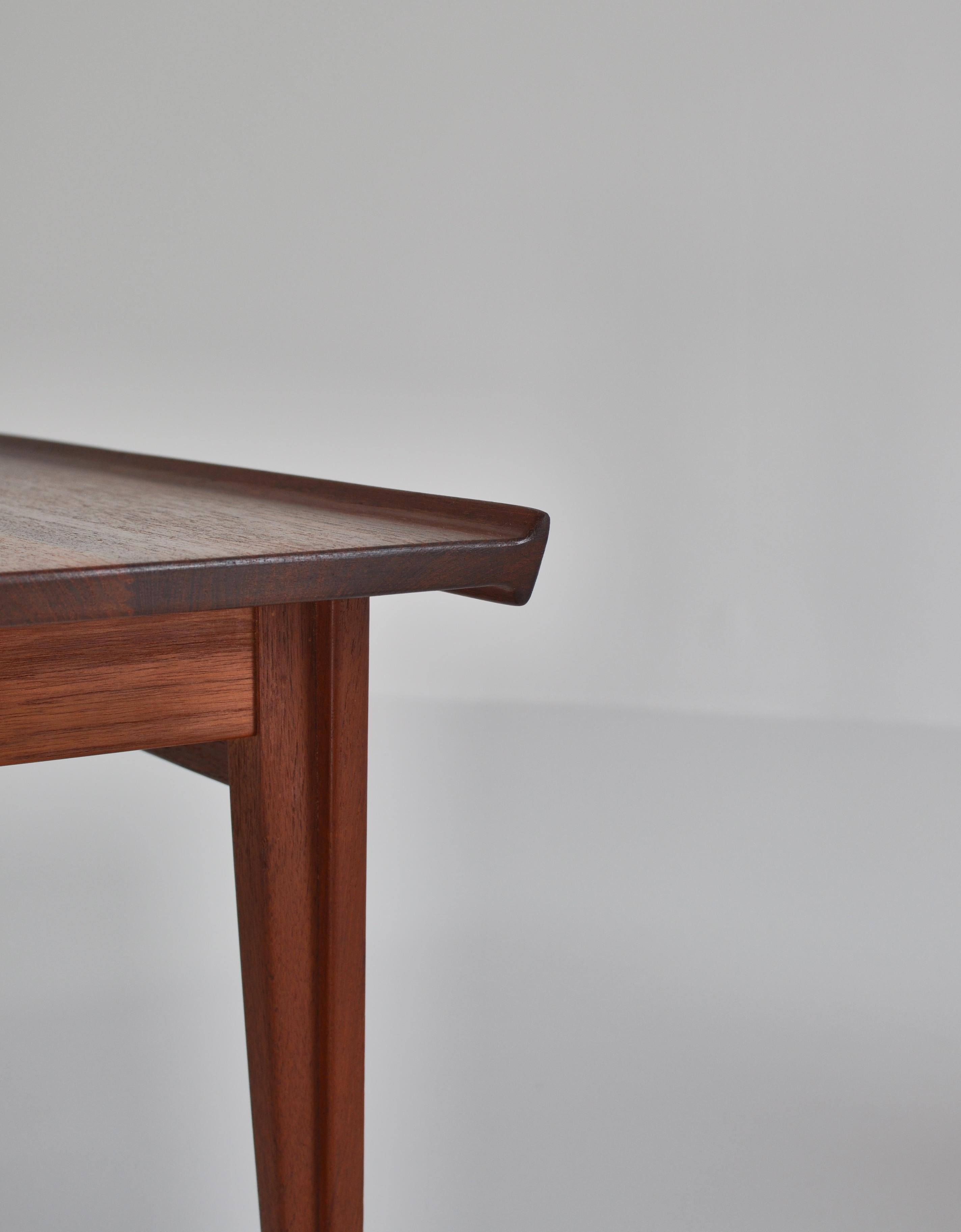 Mid-20th Century Finn Juhl Pair of Side Tables in Solid Teakwood by France & Son, 1959
