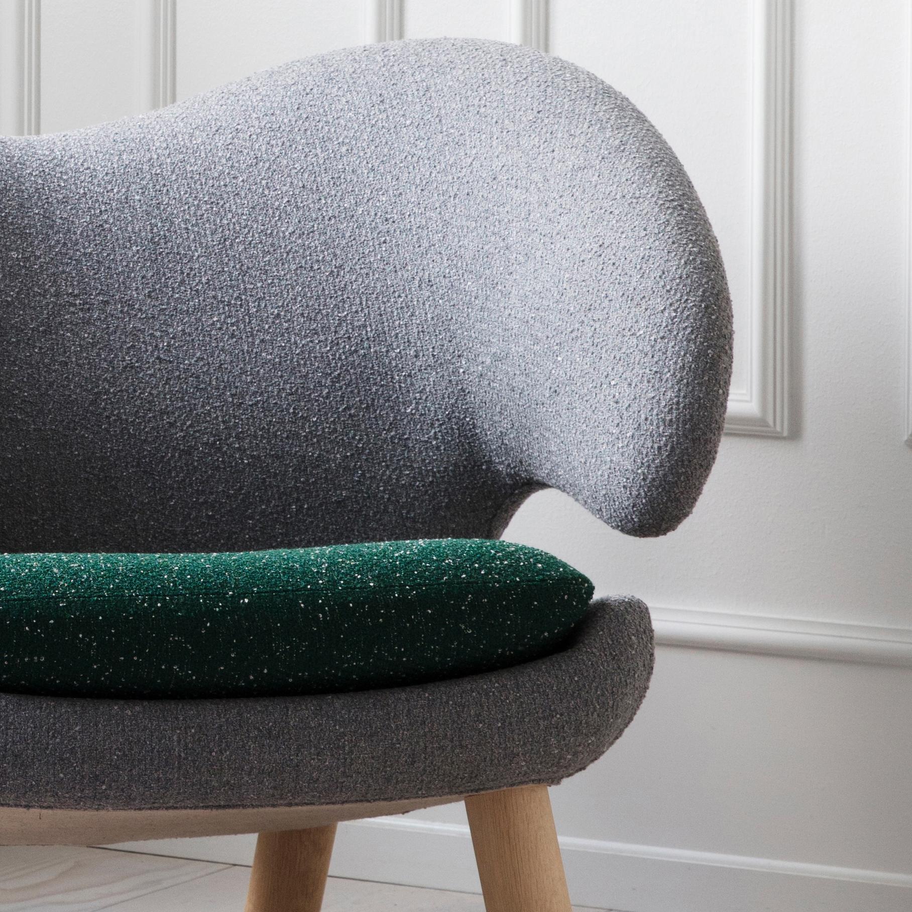 Modern Finn Juhl Pelican Chair Grey and Green, Pilot