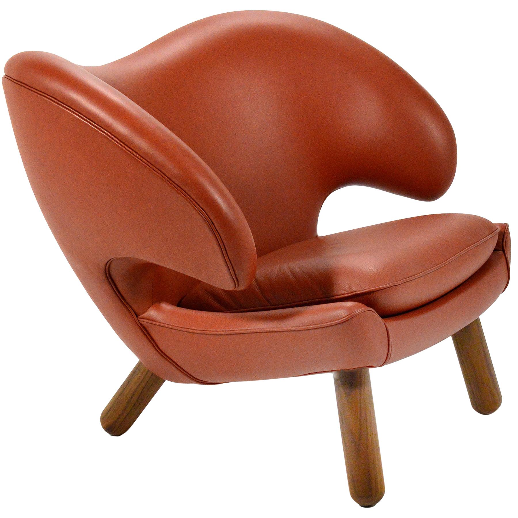 Finn Juhl Pelican Chair in Leather