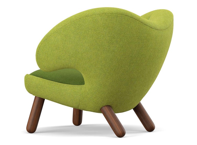 Finn Juhl Pelican Chair Upholstered in Fabric For Sale at 1stDibs