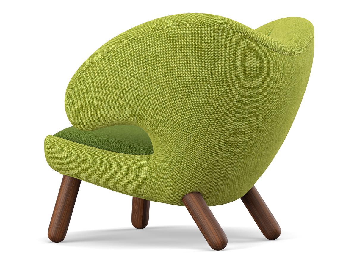 Danish Finn Juhl Pelican Chair Upholstered in Fabric