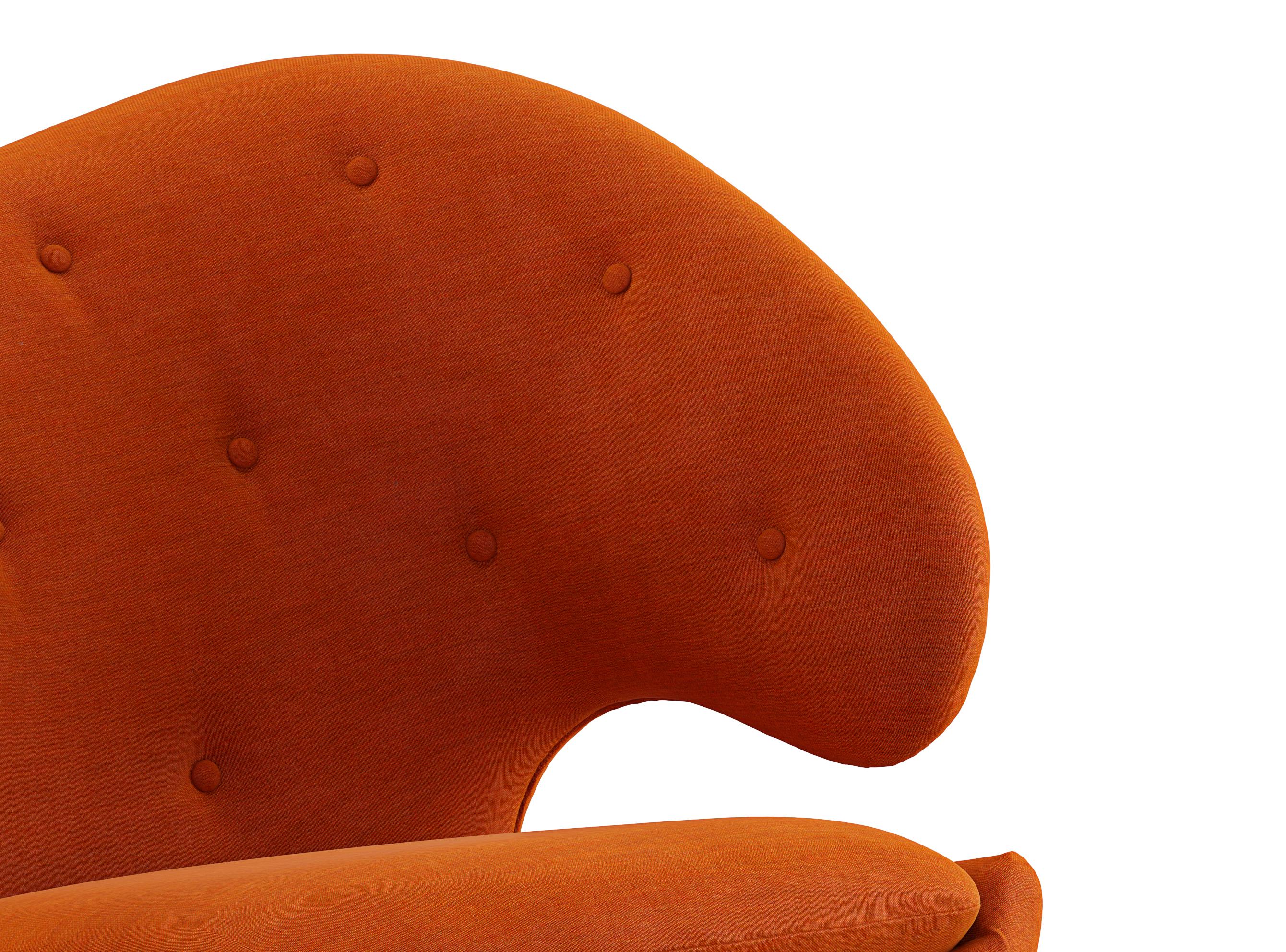 Finn Juhl Pelican Chair Upholstered in Wood and Fabric 1