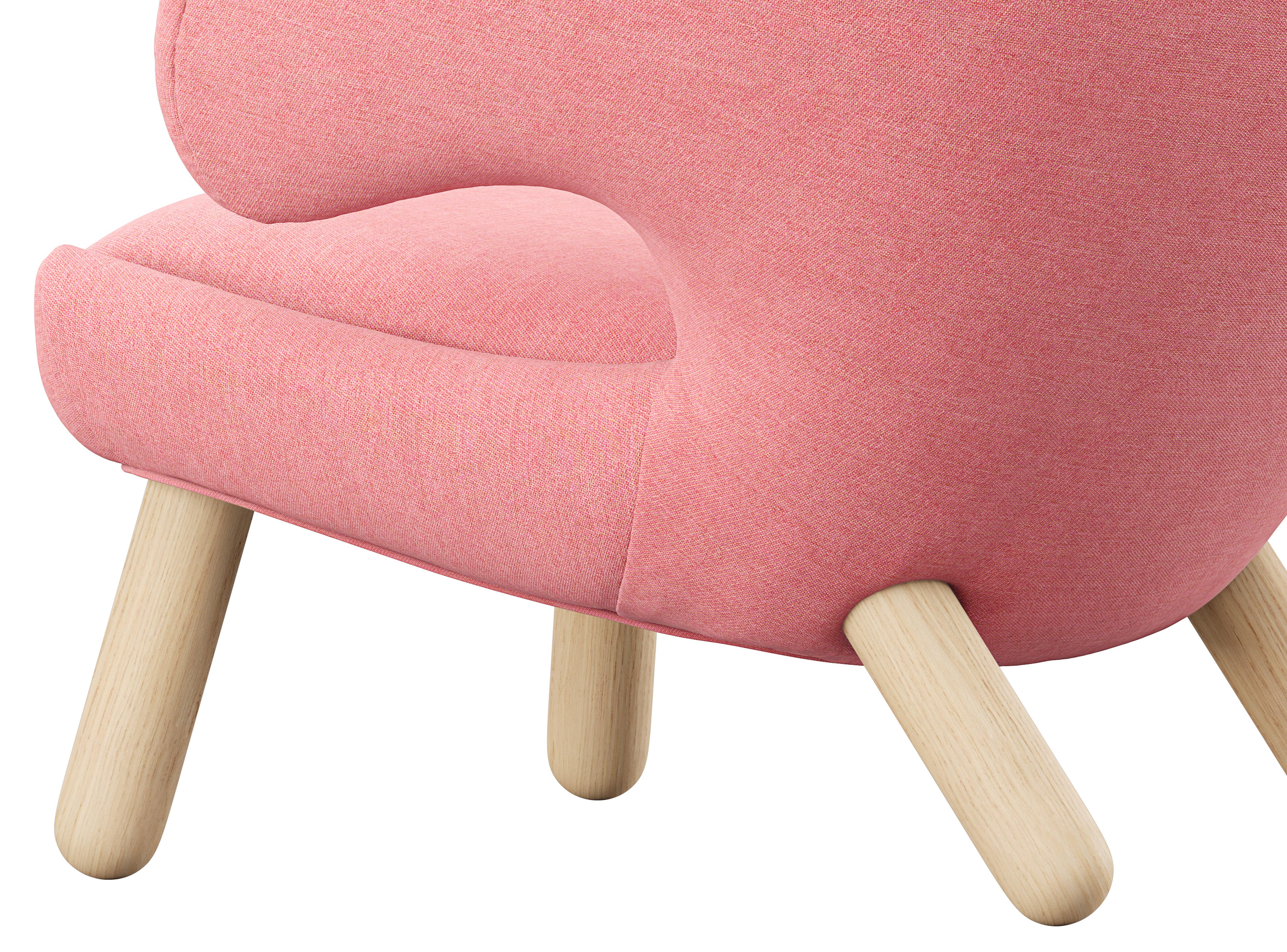 Finn Juhl Pelican Chair Upholstered in Wood and Fabric 2