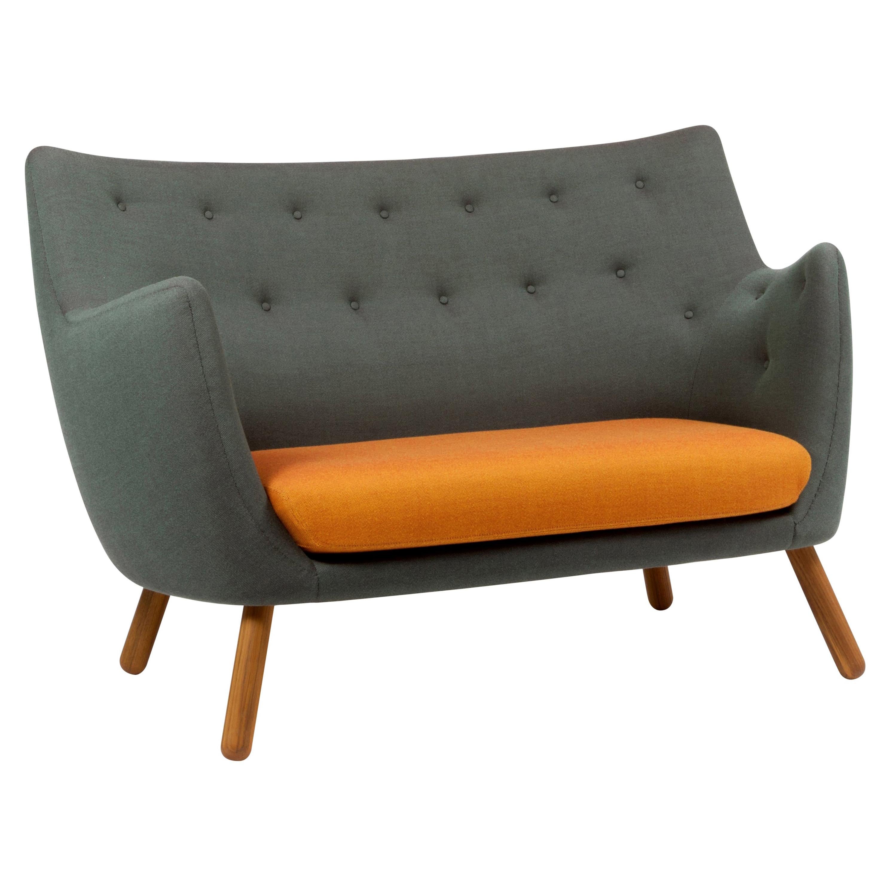 Finn Juhl Poet Sofa, Fabric and Wood