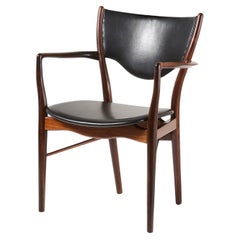 Raro sillón de palisandro BO-72 de Finn Juhl, 1953