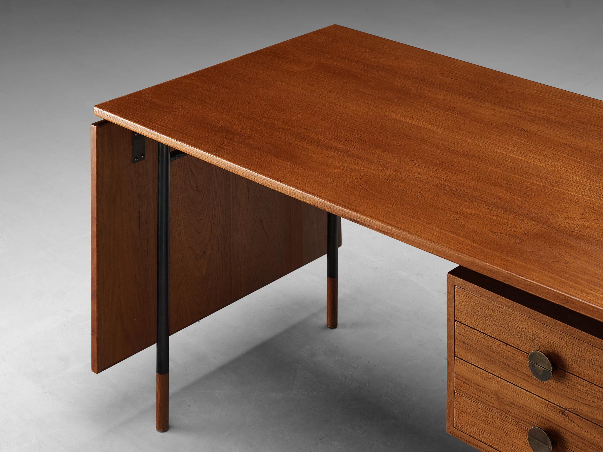 Mid-20th Century Finn Juhl Rare Desk for Bovirke in Teak  For Sale