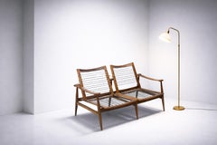 Finn Juhls seltenes Sofa, präsentiert auf der X Triennale, Dänemark Pavillon 195