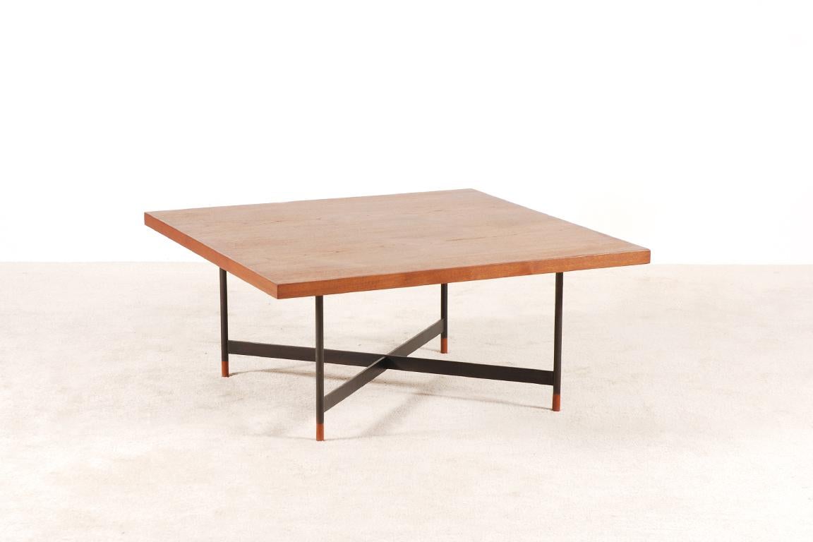Scandinavian Modern Finn Juhl, Rare Teak Coffee Table FJ-57, 1950s For Sale