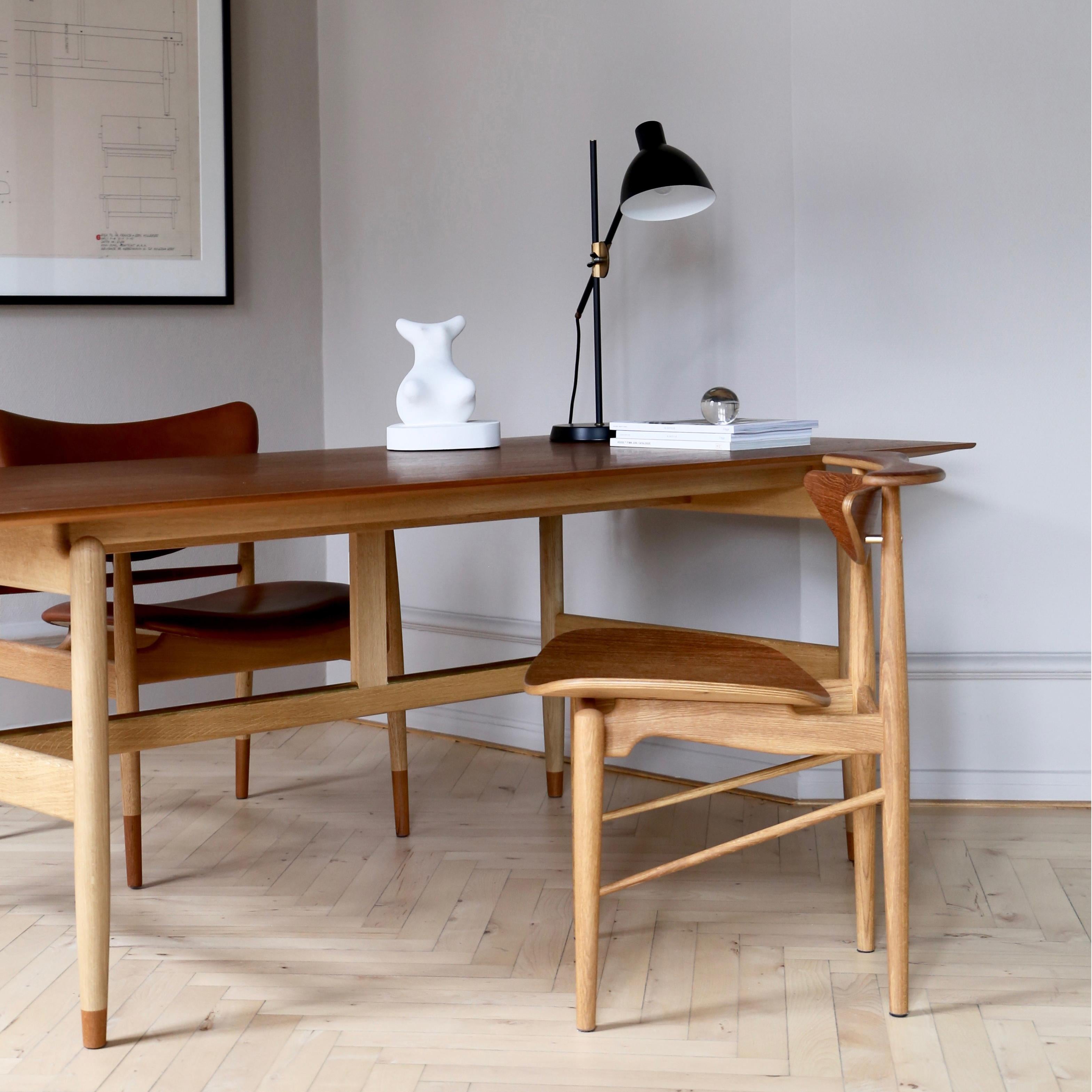 Finn Juhl Reading Chair Veneer Seat Walnut Teak 2