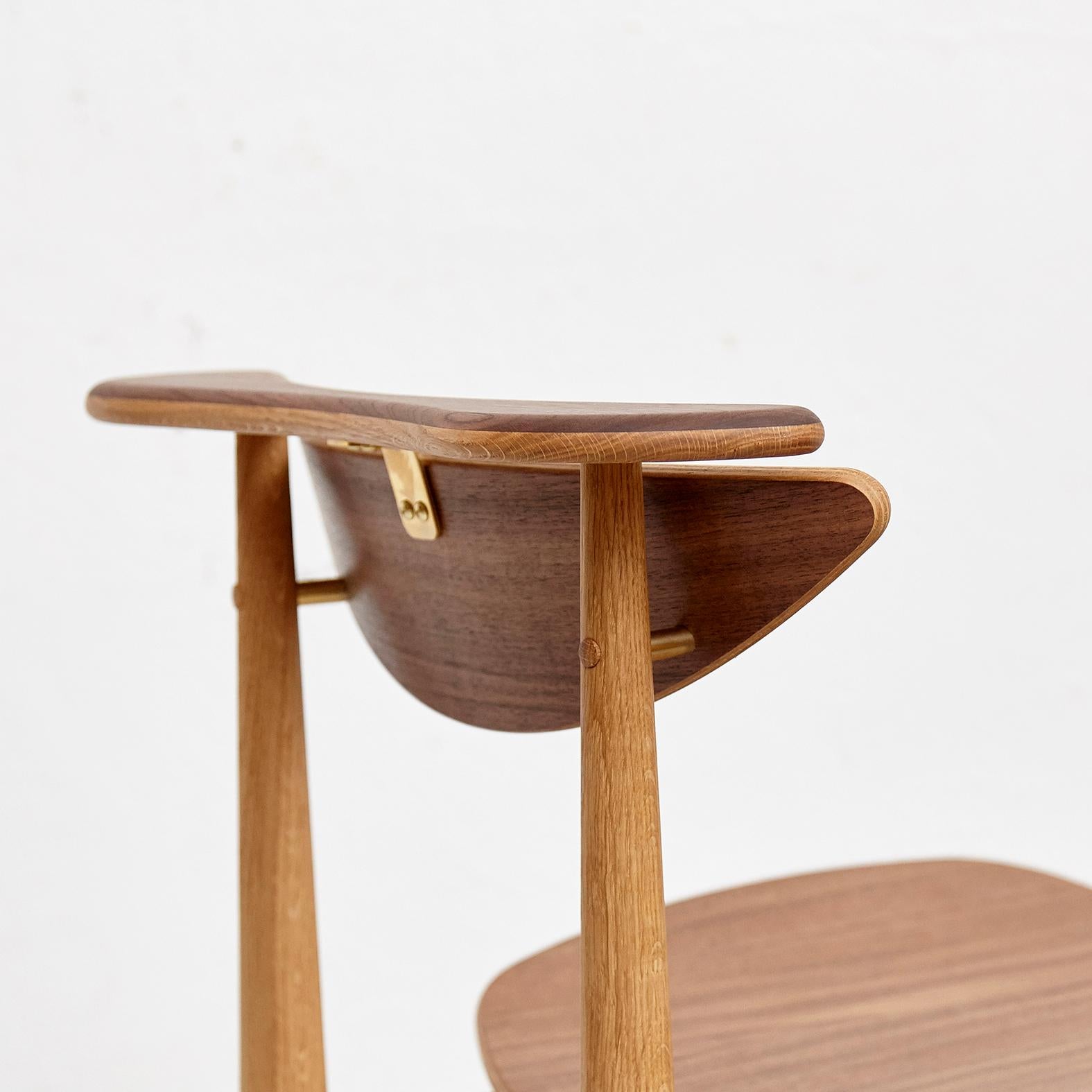 Finn Juhl Reading Chair Veneer Seat Wood For Sale 5