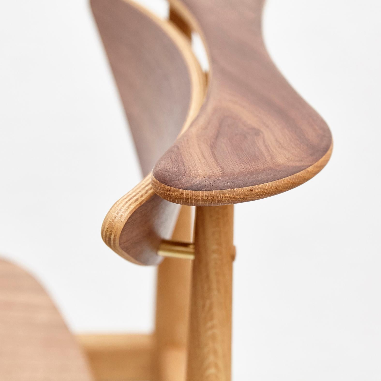 Finn Juhl Reading Chair Veneer Seat Wood In New Condition For Sale In Barcelona, Barcelona