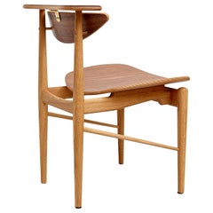 Finn Juhl Reading Chair Veneer Seat Wood