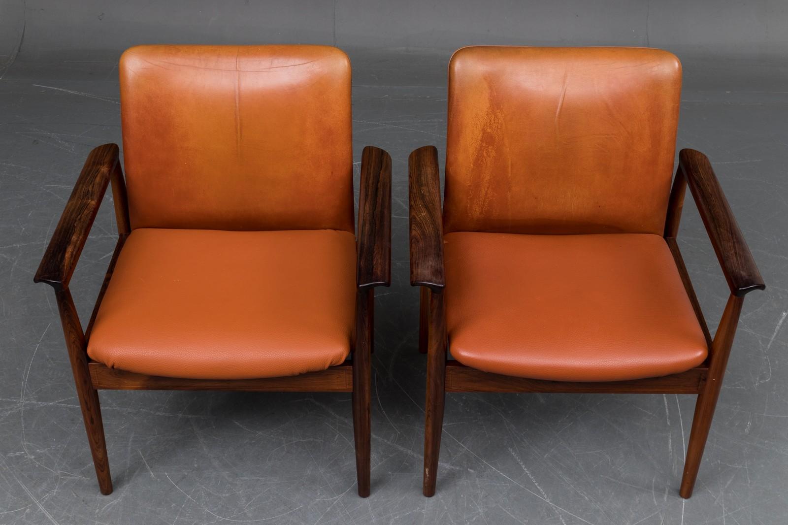 Finn Juhl Rosewood Armchair 209 Diplomat, Early 1960s In Excellent Condition In Vienna, AT