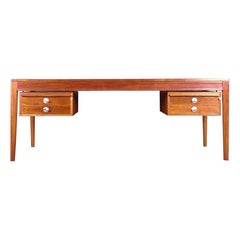 Finn Juhl „Diplomat“-Schreibtisch aus Rosenholz, France & Son, Dänemark 1960er Jahre
